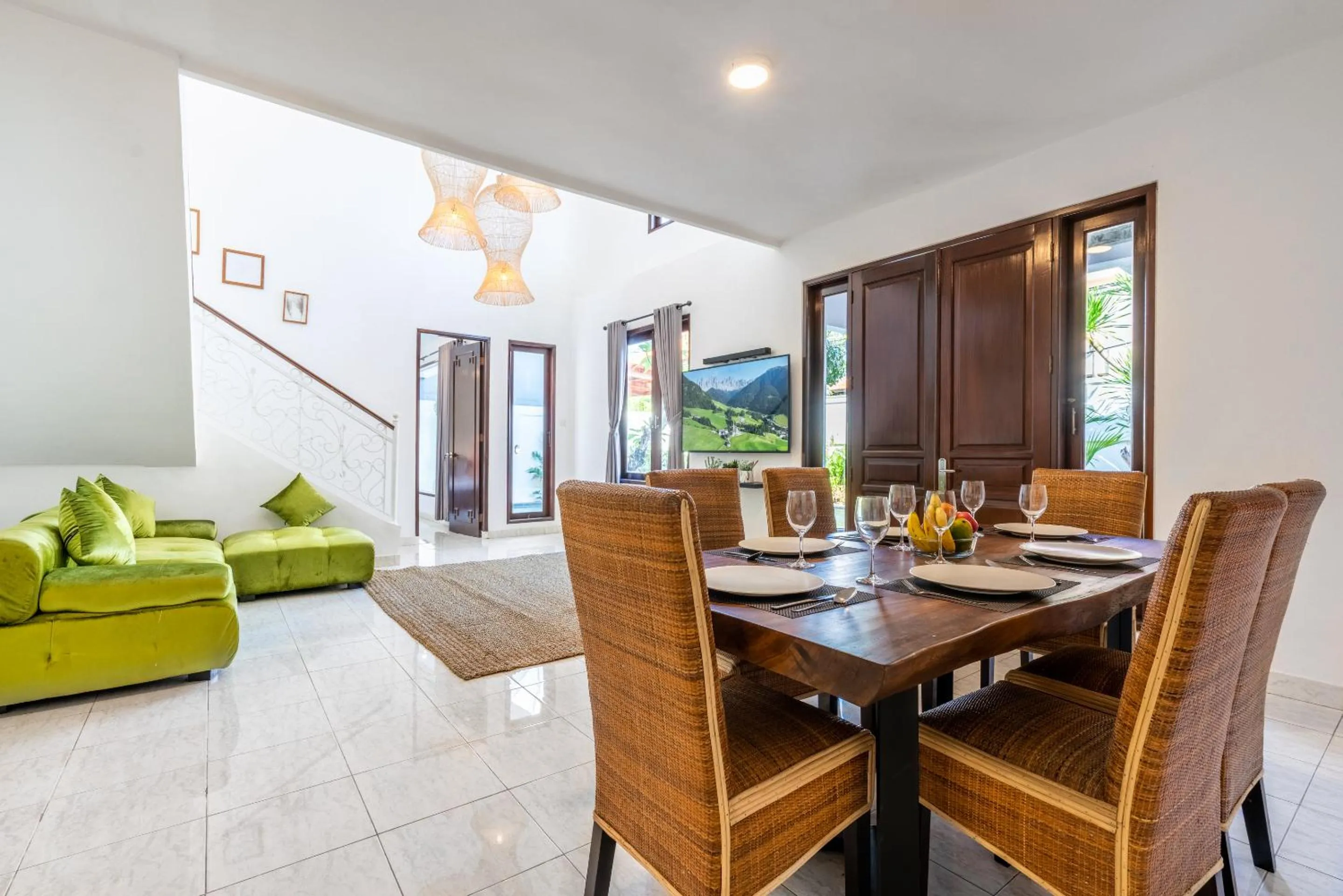 Dining area in Villa Sky View - Seminyak