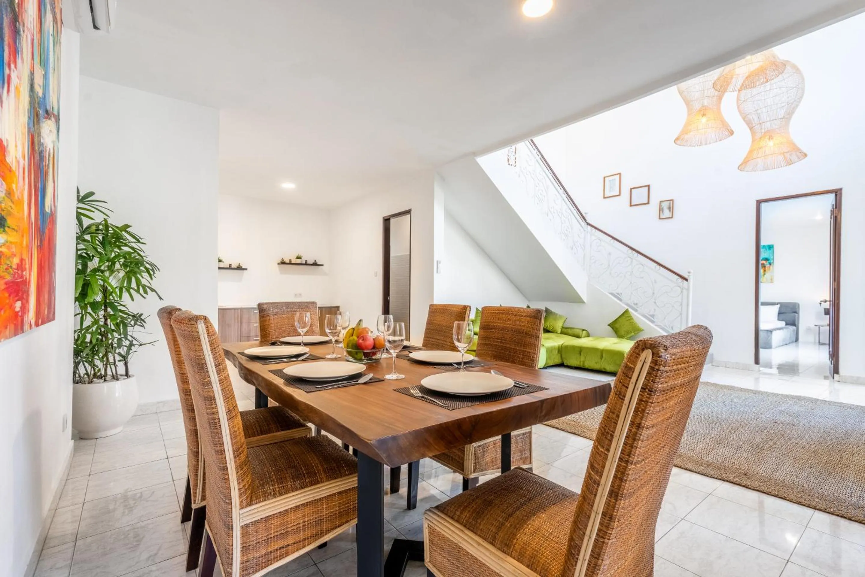 Dining area in Villa Sky View - Seminyak