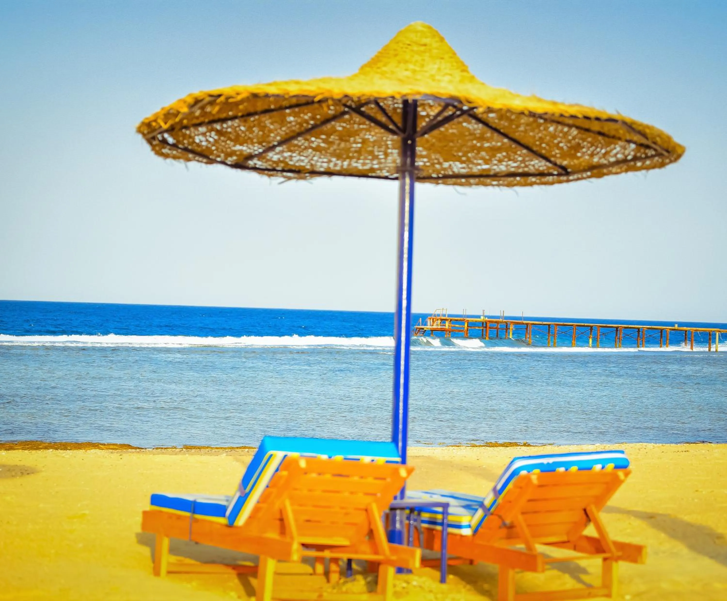 Beach in Amarina Queen Resort & Aqua Park Marsa Alam