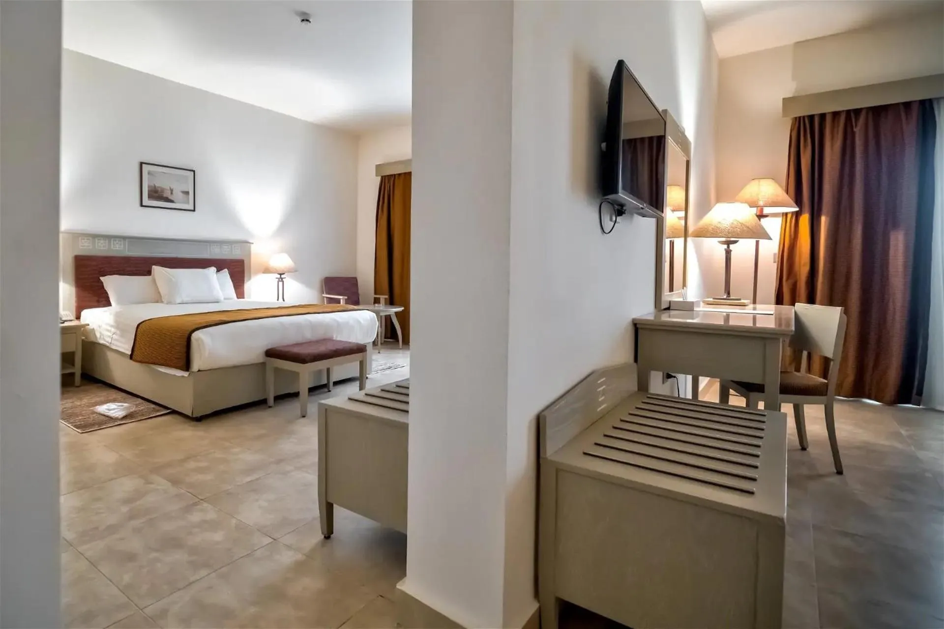 Bed in Amarina Queen Resort & Aqua Park Marsa Alam