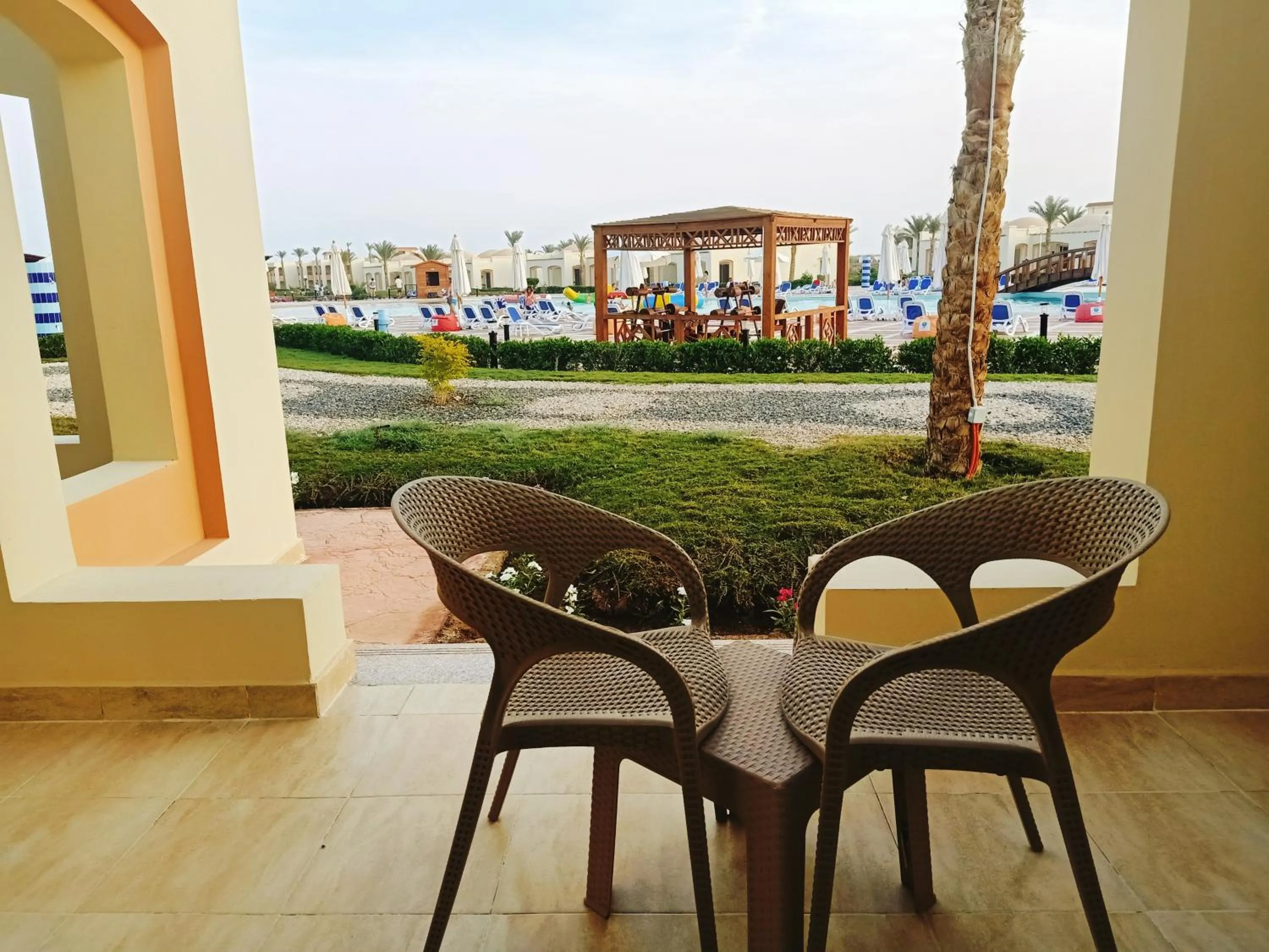 Seating area in Amarina Queen Resort & Aqua Park Marsa Alam