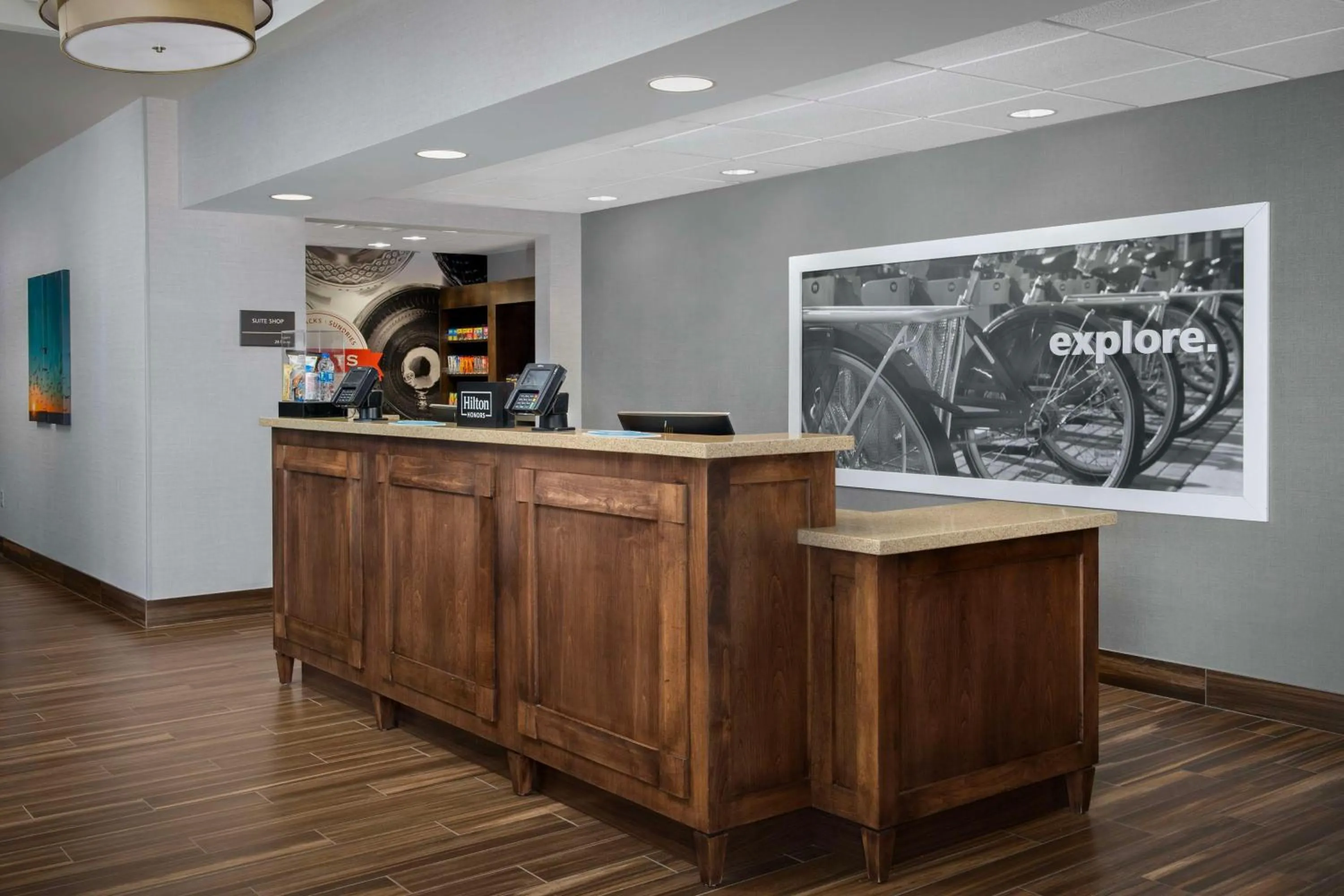 Lobby or reception in Hampton Inn & Suites Portland/Hillsboro-Evergreen Park