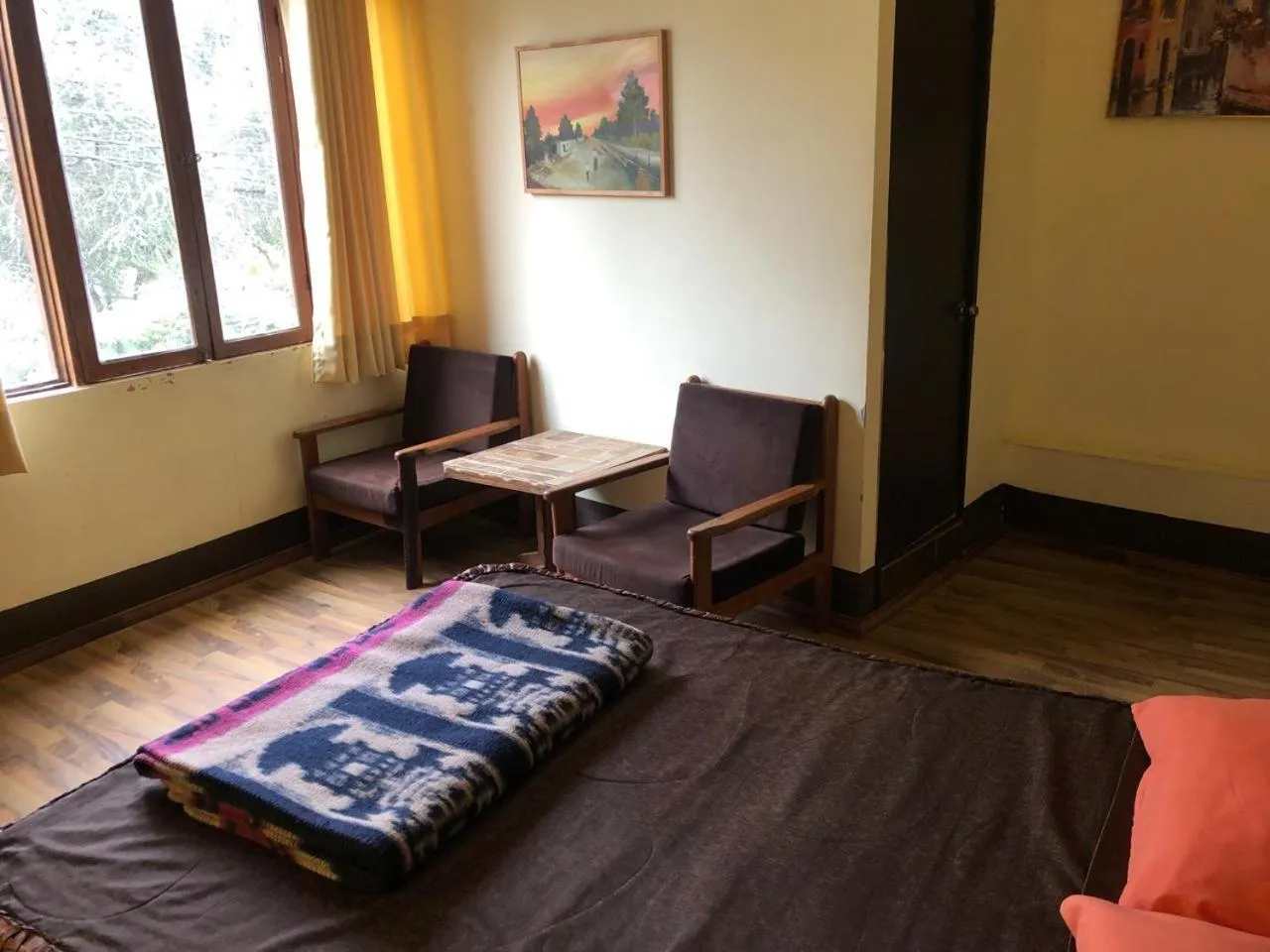 Bed in Hostal Huacachina Sunset