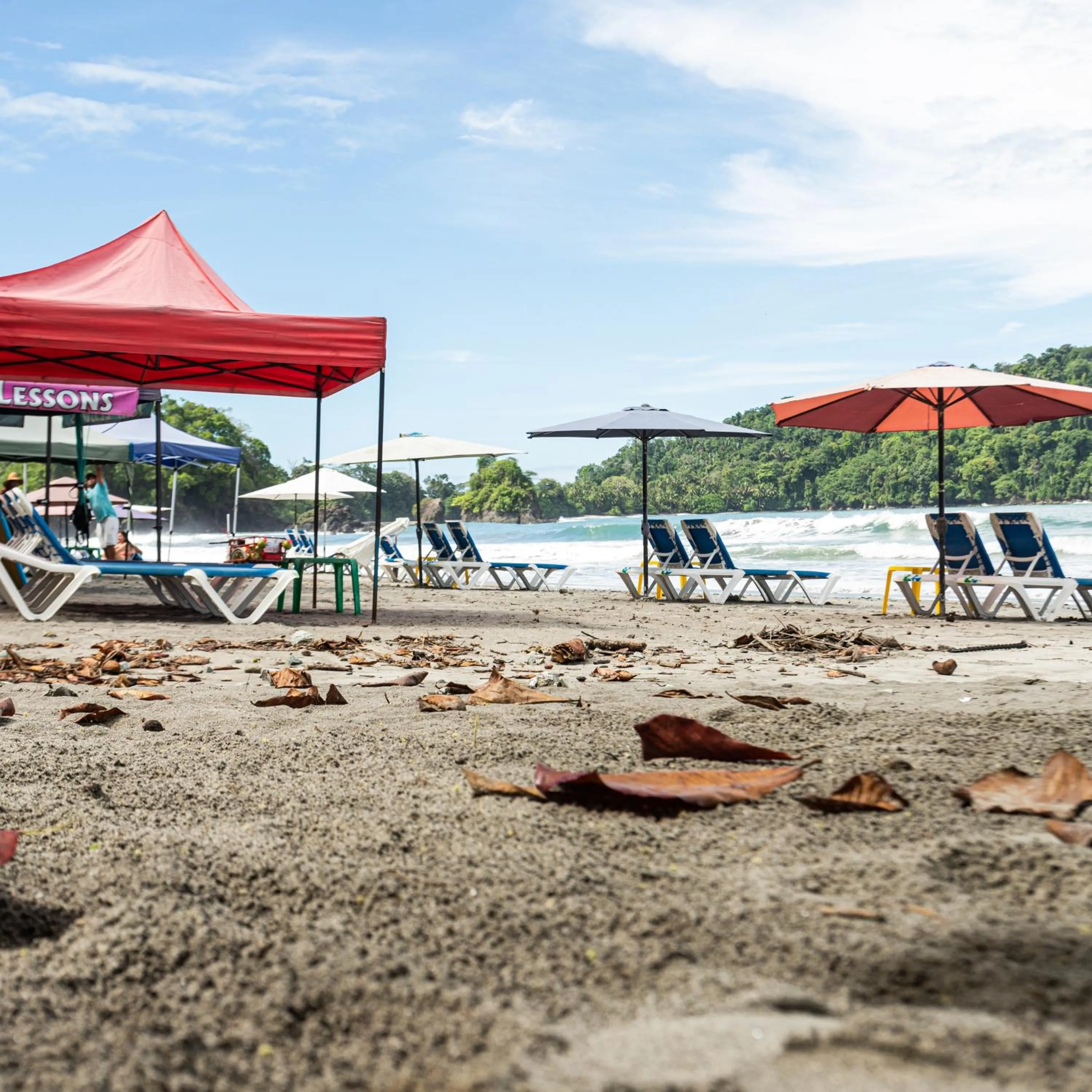 Beach in El Faro Containers Beach Hotel
