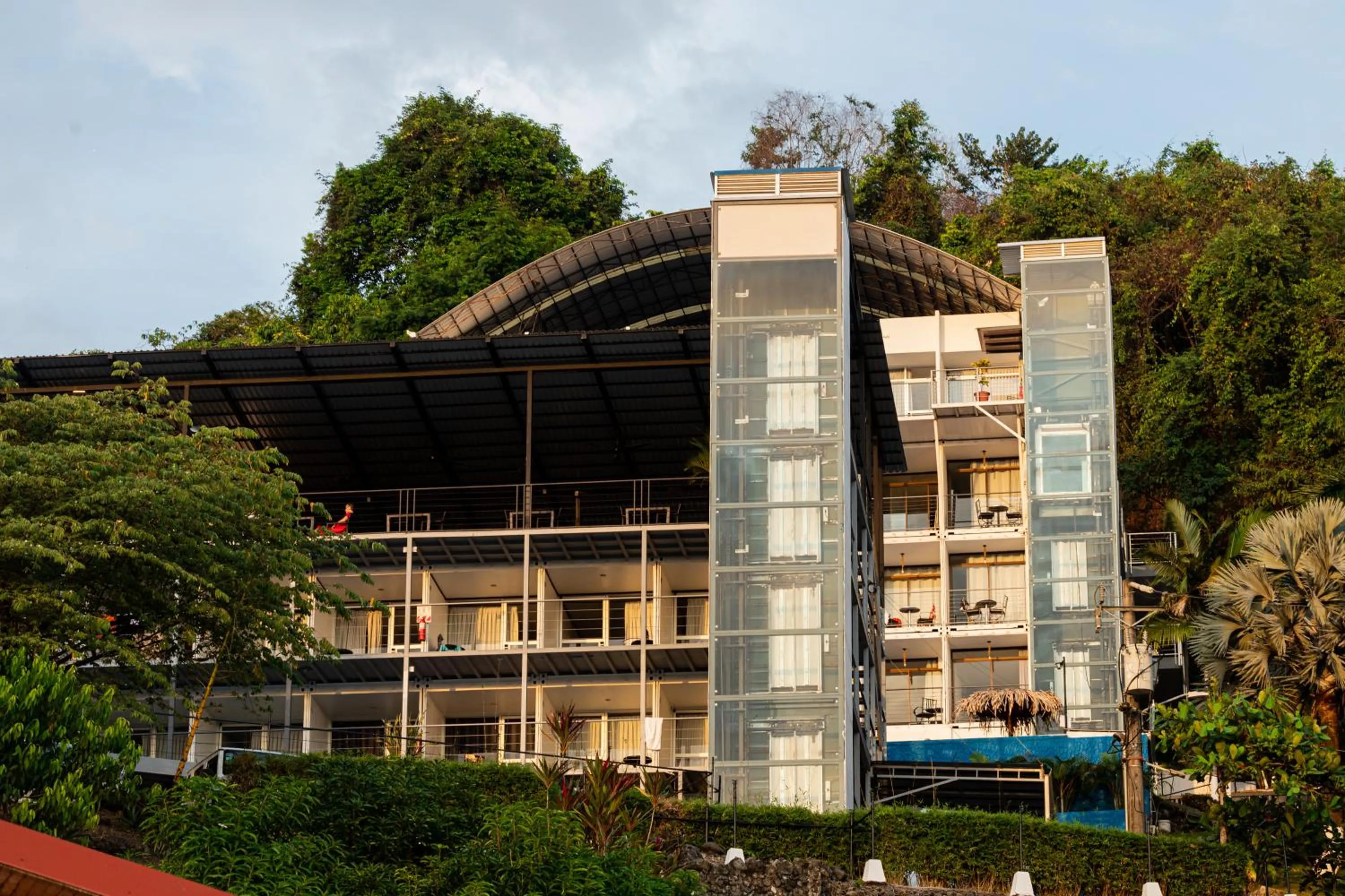 Property building in El Faro Containers Beach Hotel