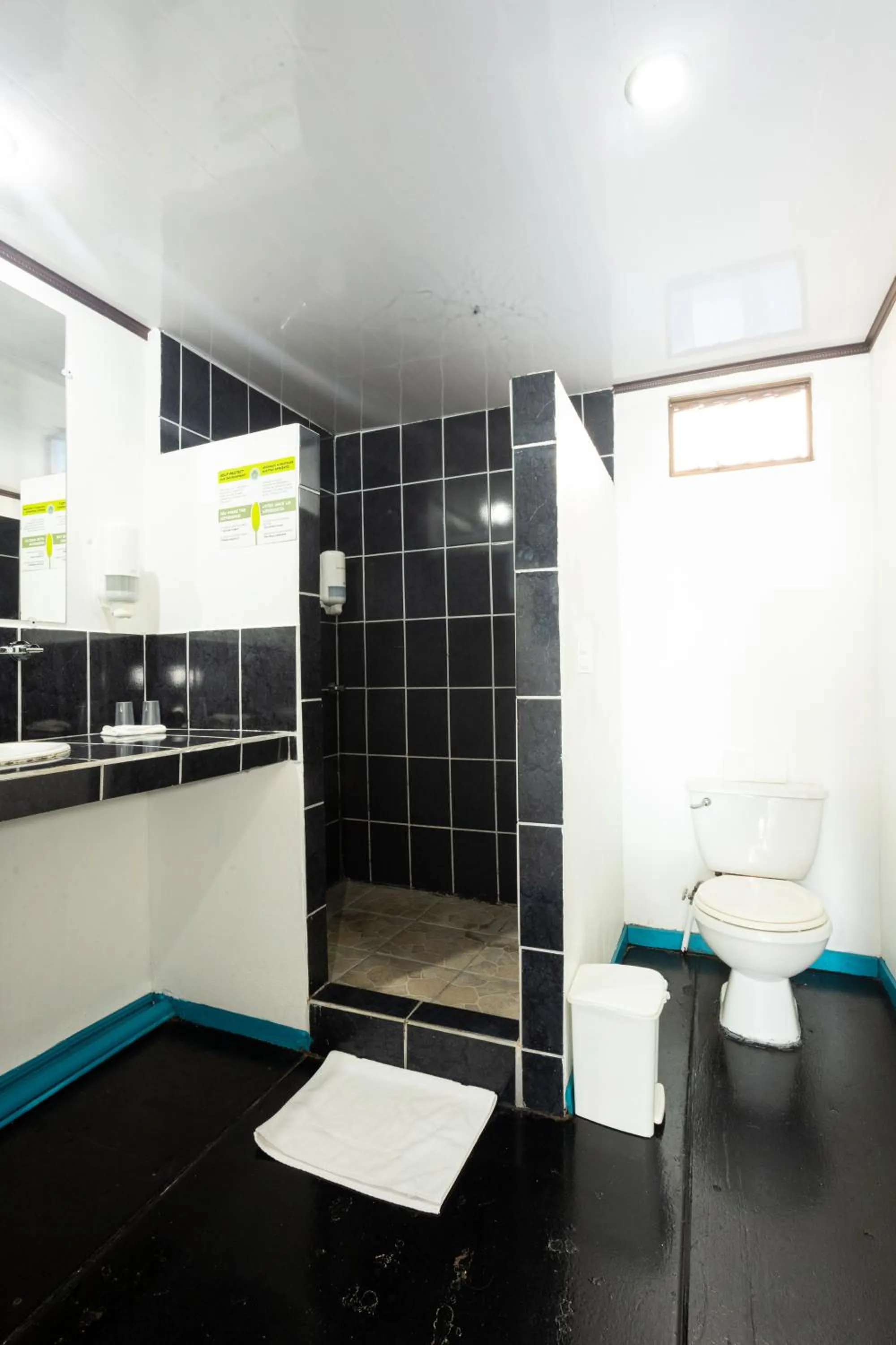 Shower in El Faro Containers Beach Hotel