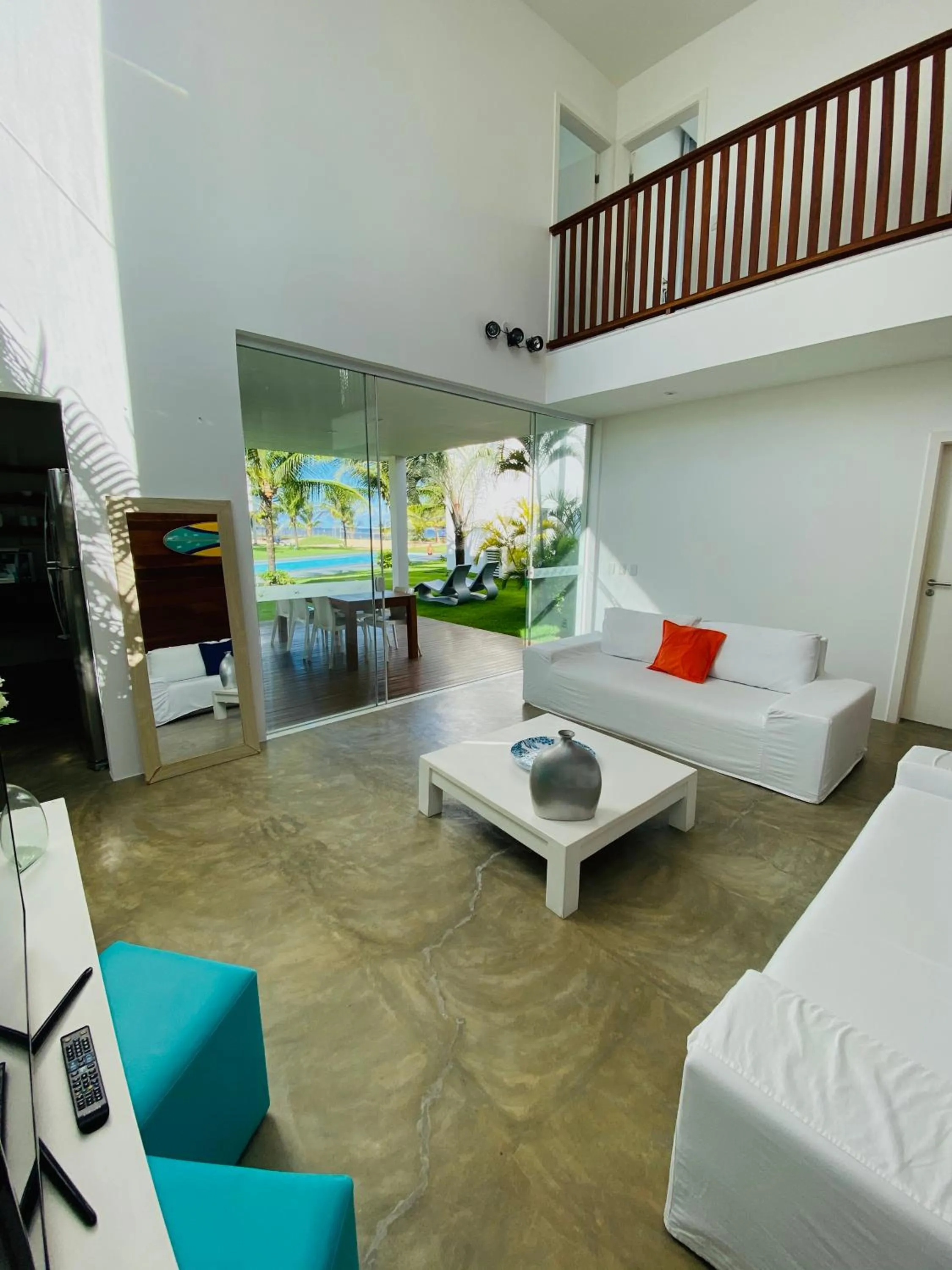 Bed in B Blue Beachouses