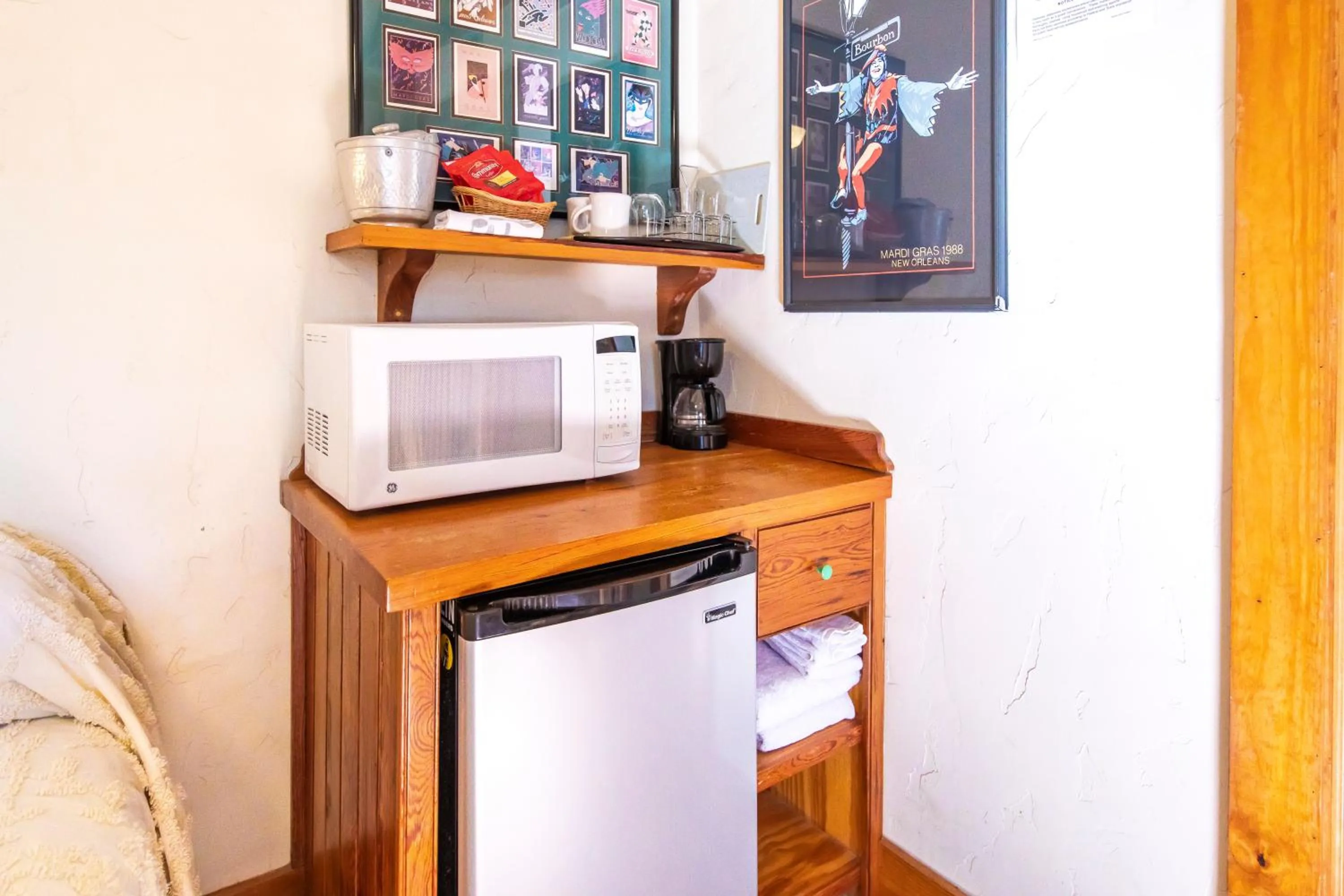 Kitchen or kitchenette in Hibiscus Coffee & Guesthouse