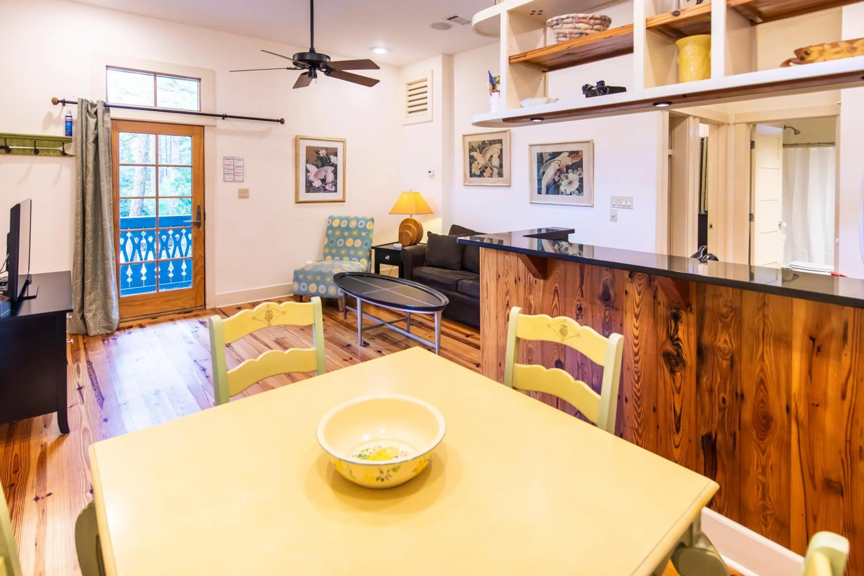Dining area in Hibiscus Coffee & Guesthouse