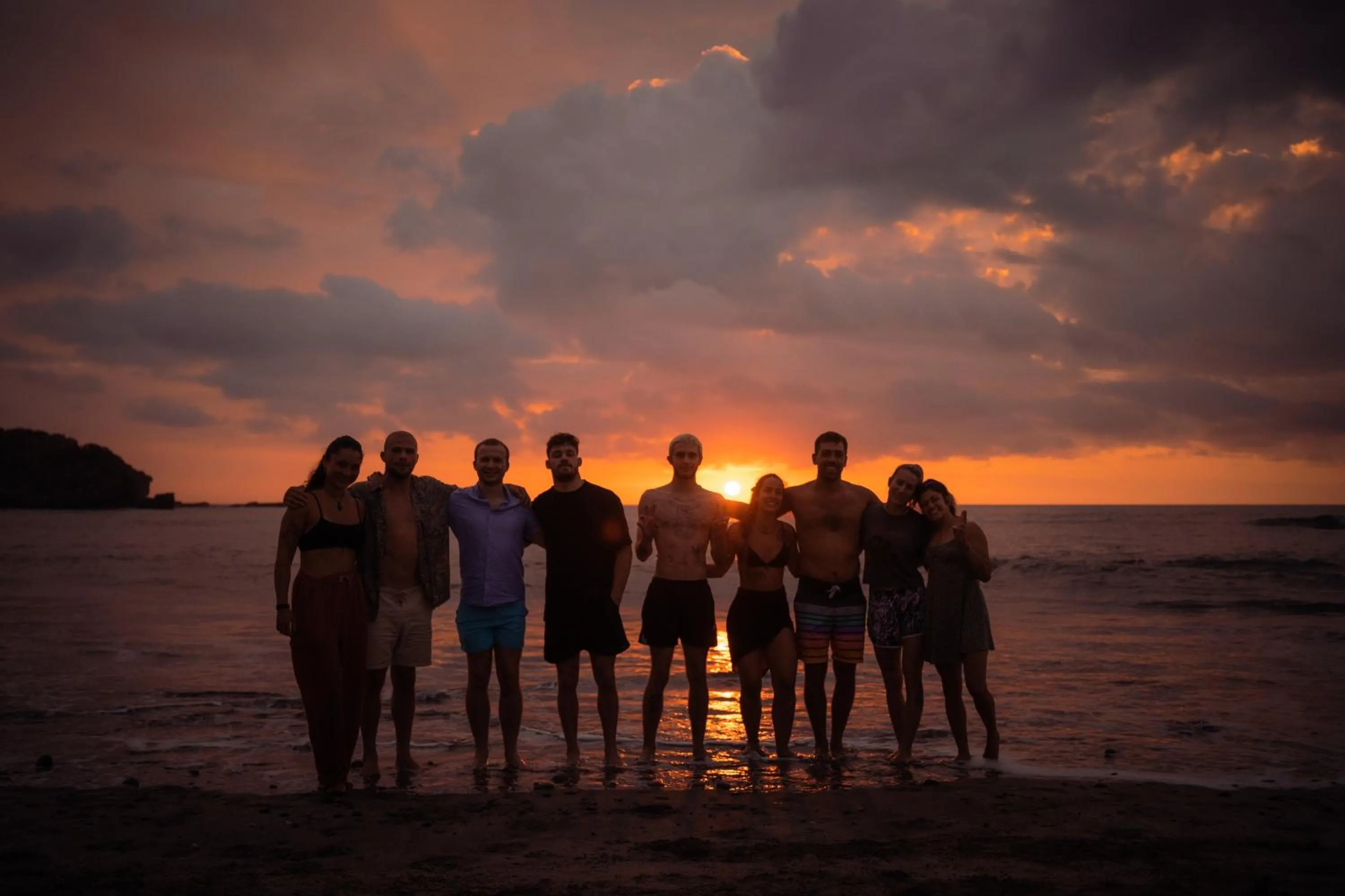 Sunset in Jungles Edge Hotel, Jiu Jitsu, Muay Thai Retreat Center