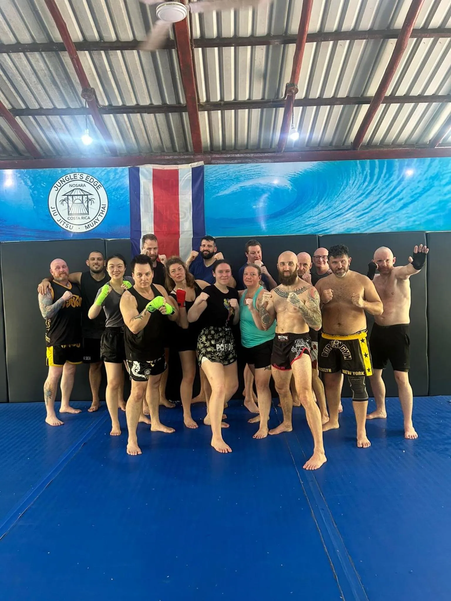 Fitness centre/facilities in Jungles Edge Hotel, Jiu Jitsu, Muay Thai Retreat Center