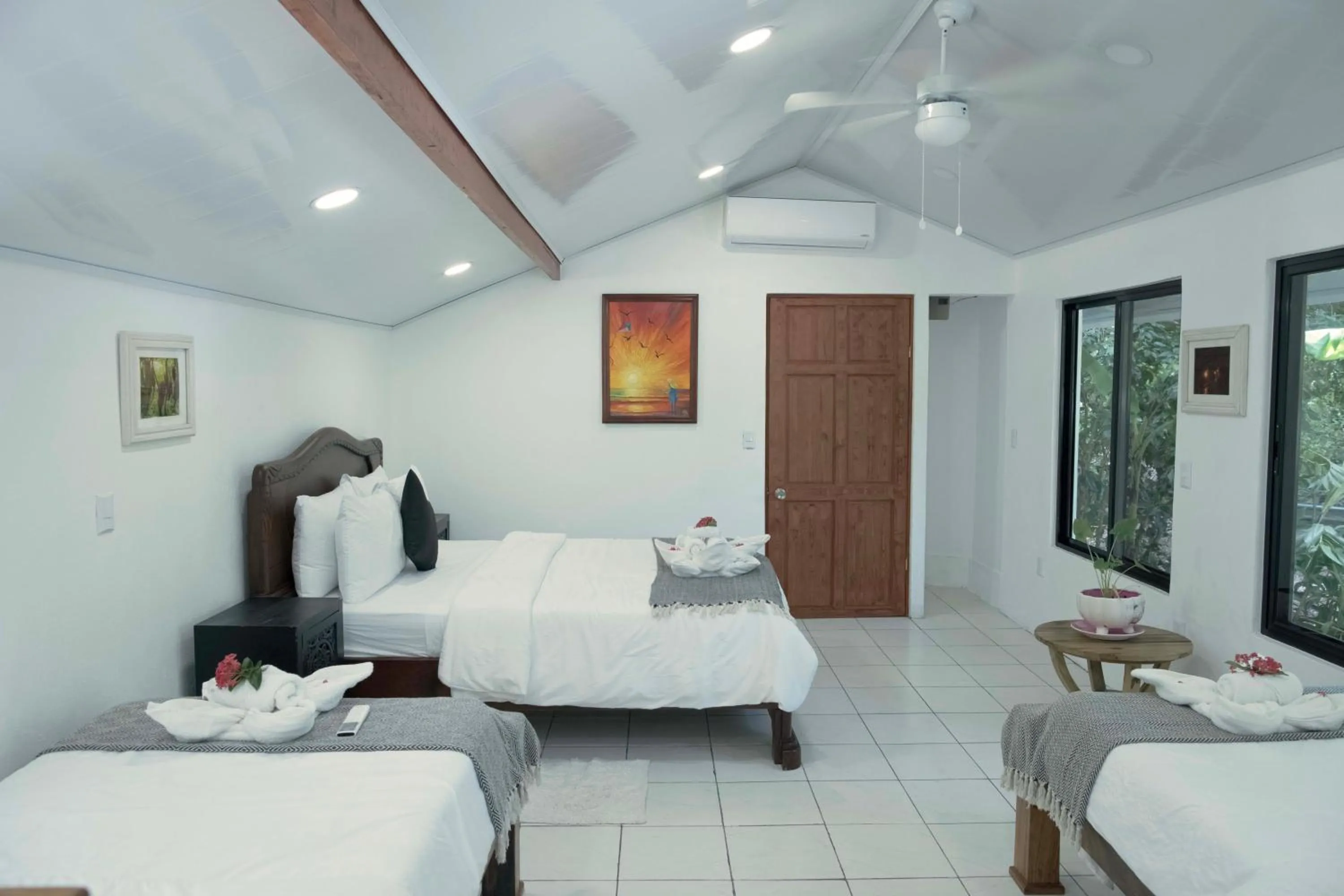 Bed in Jungles Edge Hotel, Jiu Jitsu, Muay Thai Retreat Center