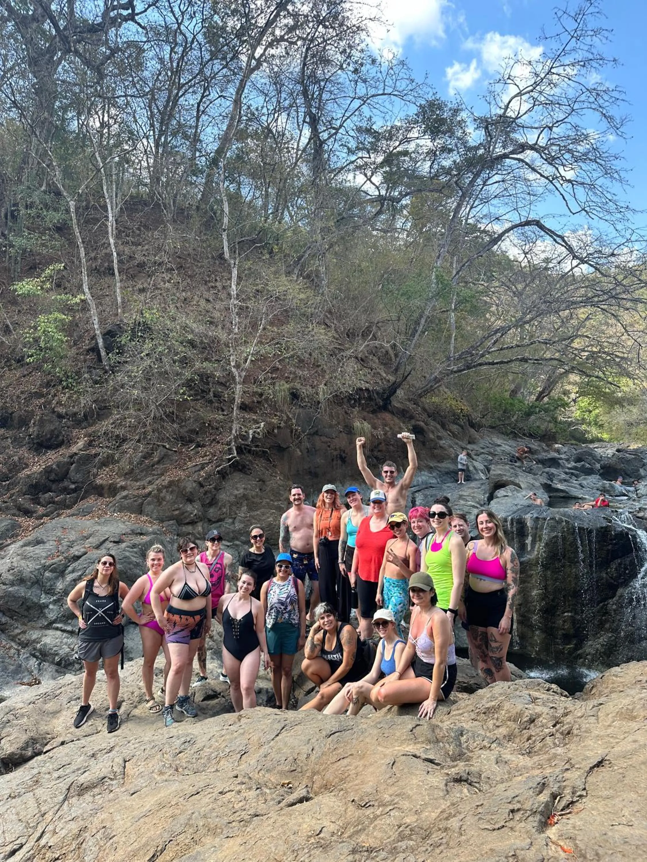 group of guests in Jungles Edge Hotel, Jiu Jitsu, Muay Thai Retreat Center