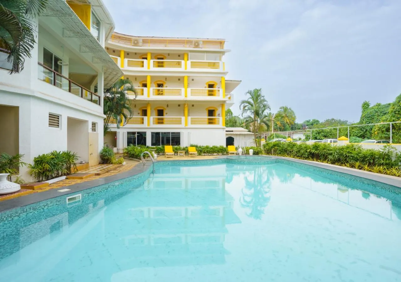 Pool view in Bloom Boutique l Baga