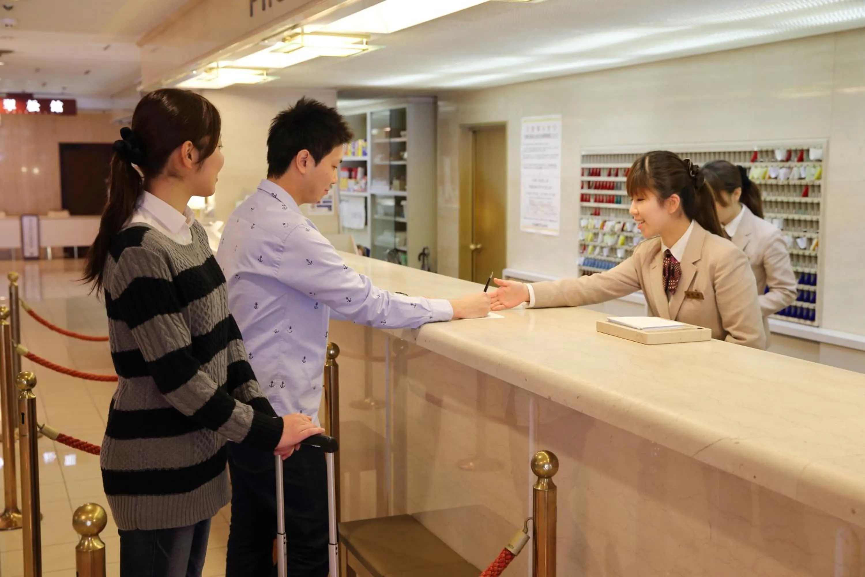Staff in Nagoya Crown Hotel