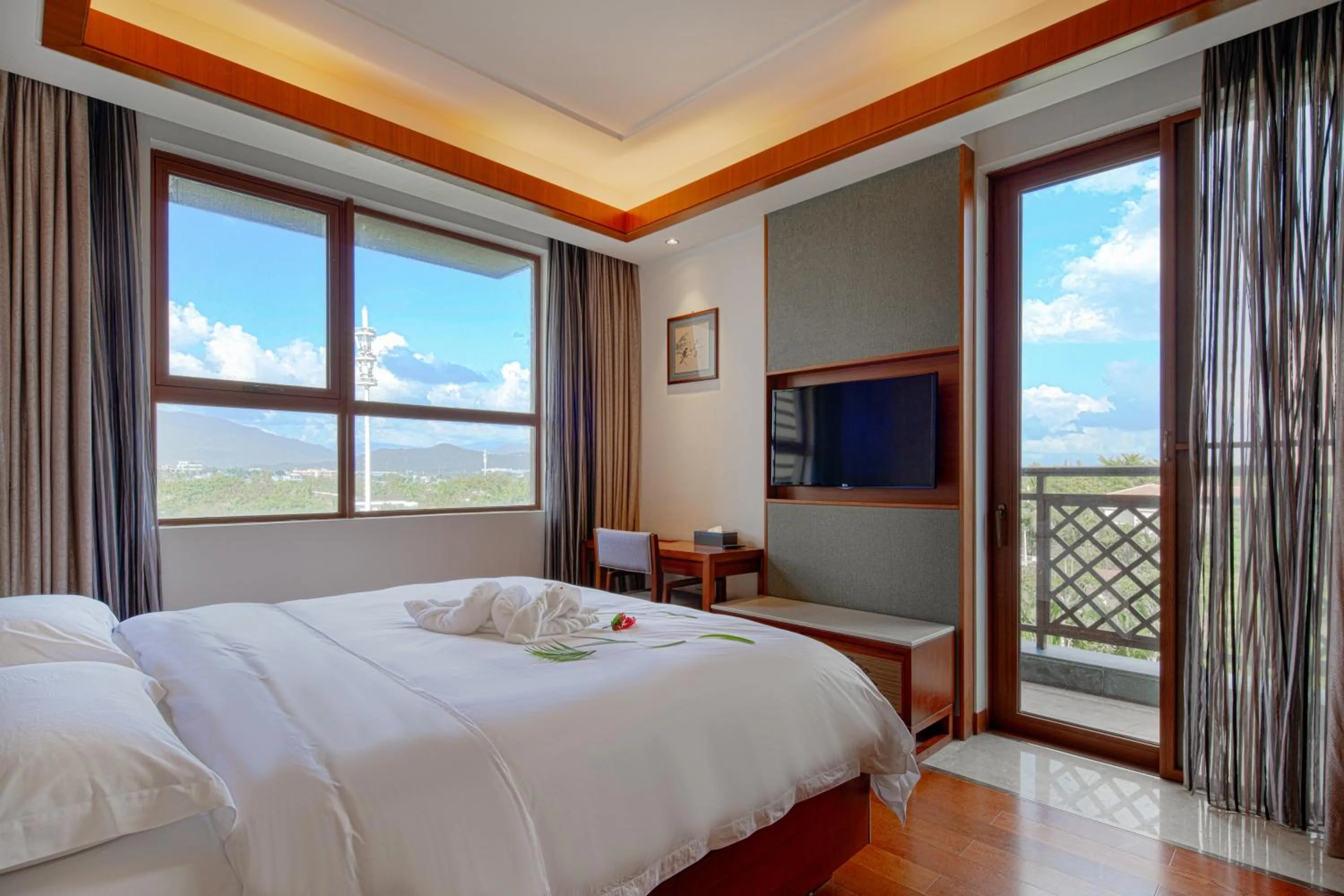 Bed in HNTI·Narada Sanya Bay Resort