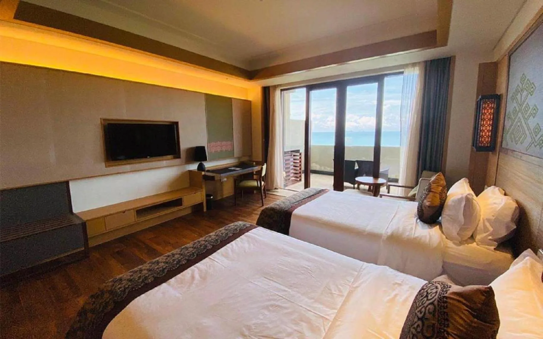 Bed in HNTI·Narada Sanya Bay Resort