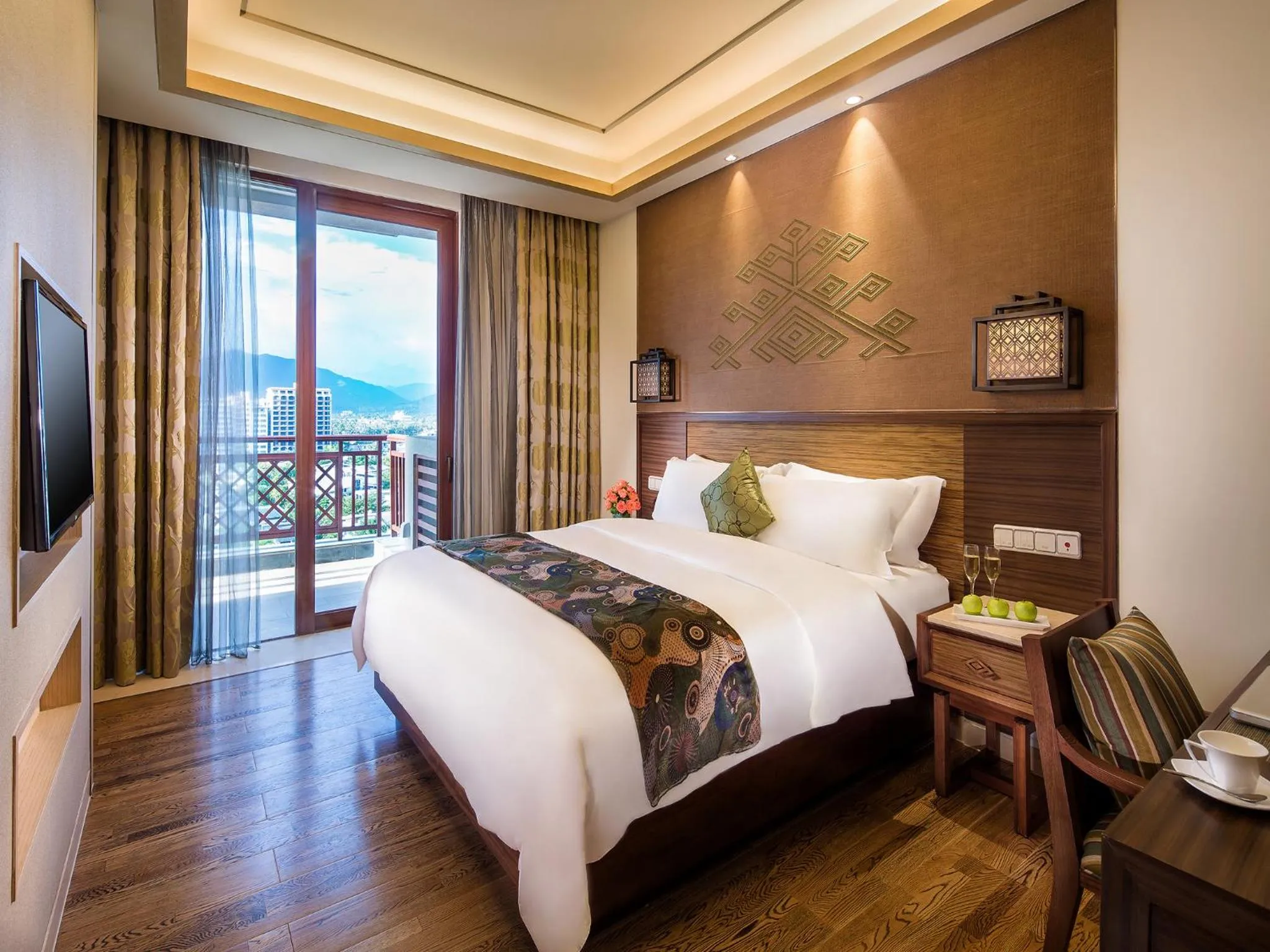 Bed in HNTI·Narada Sanya Bay Resort