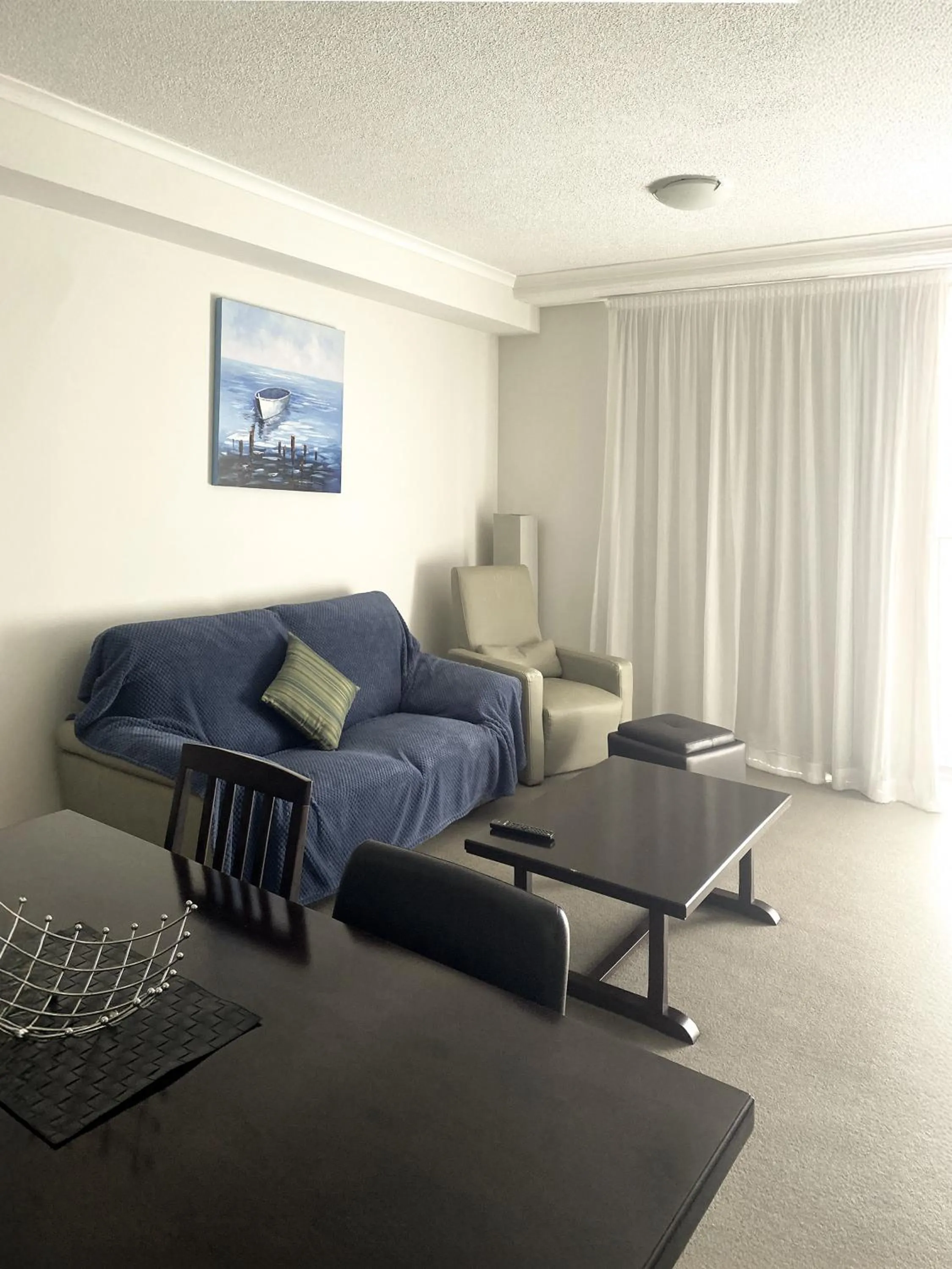 Living room in Curtis Central Apartments Official