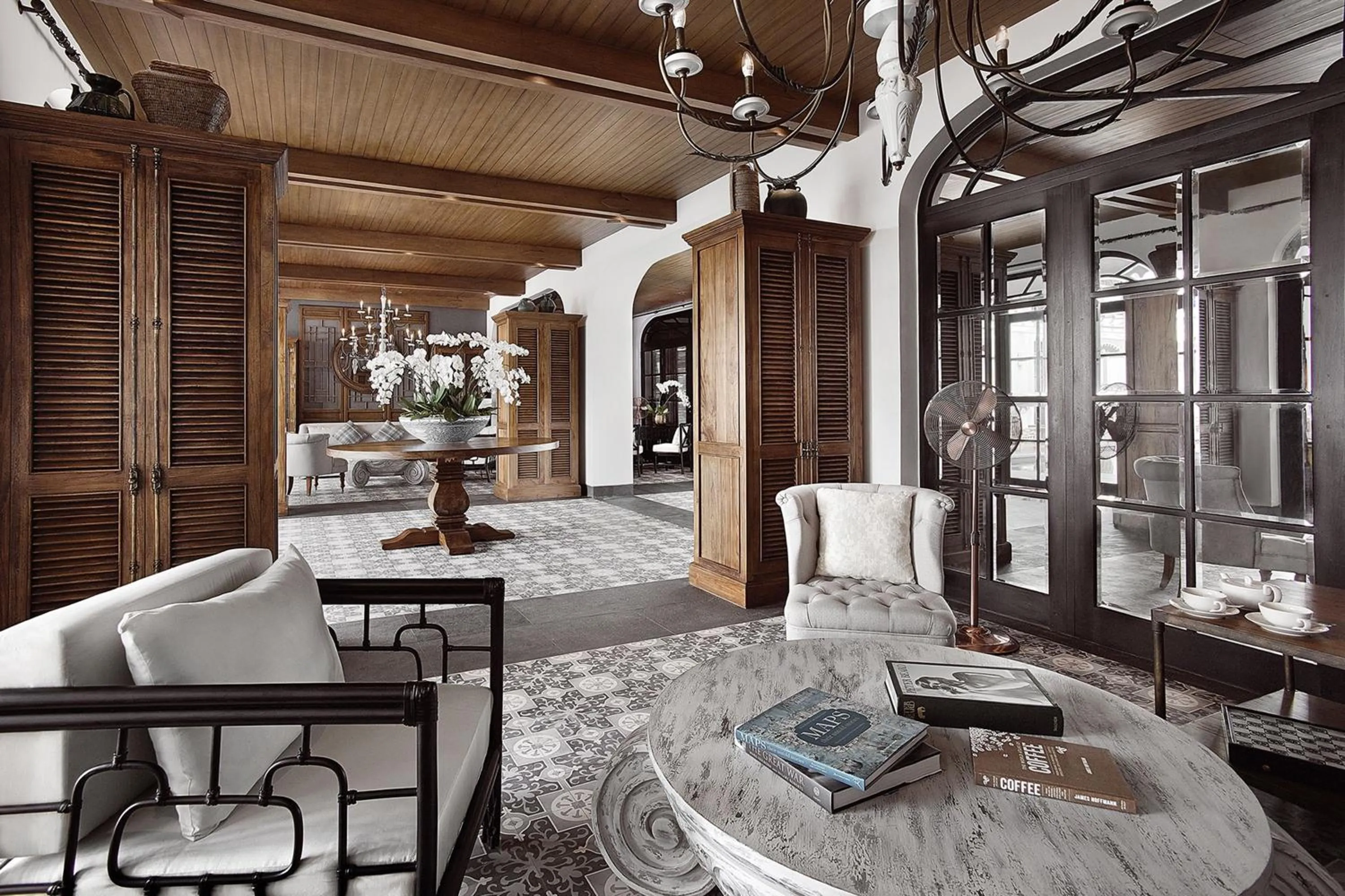 Lobby or reception in The Sanchaya