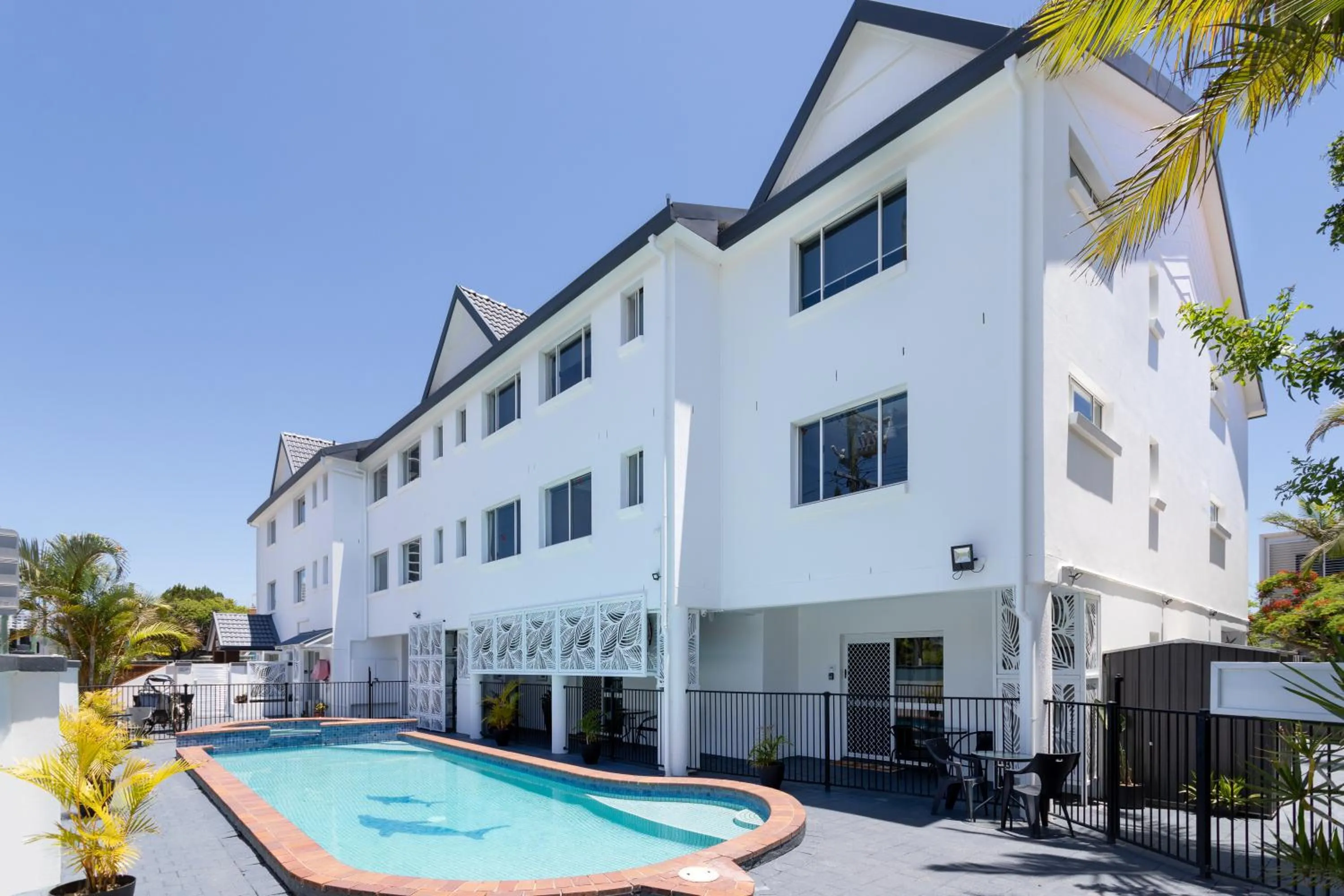 Pool view in Burleigh Gold Coast Motel