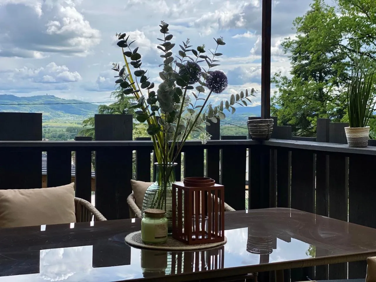 View (from property/room) in Domaine une HALTE