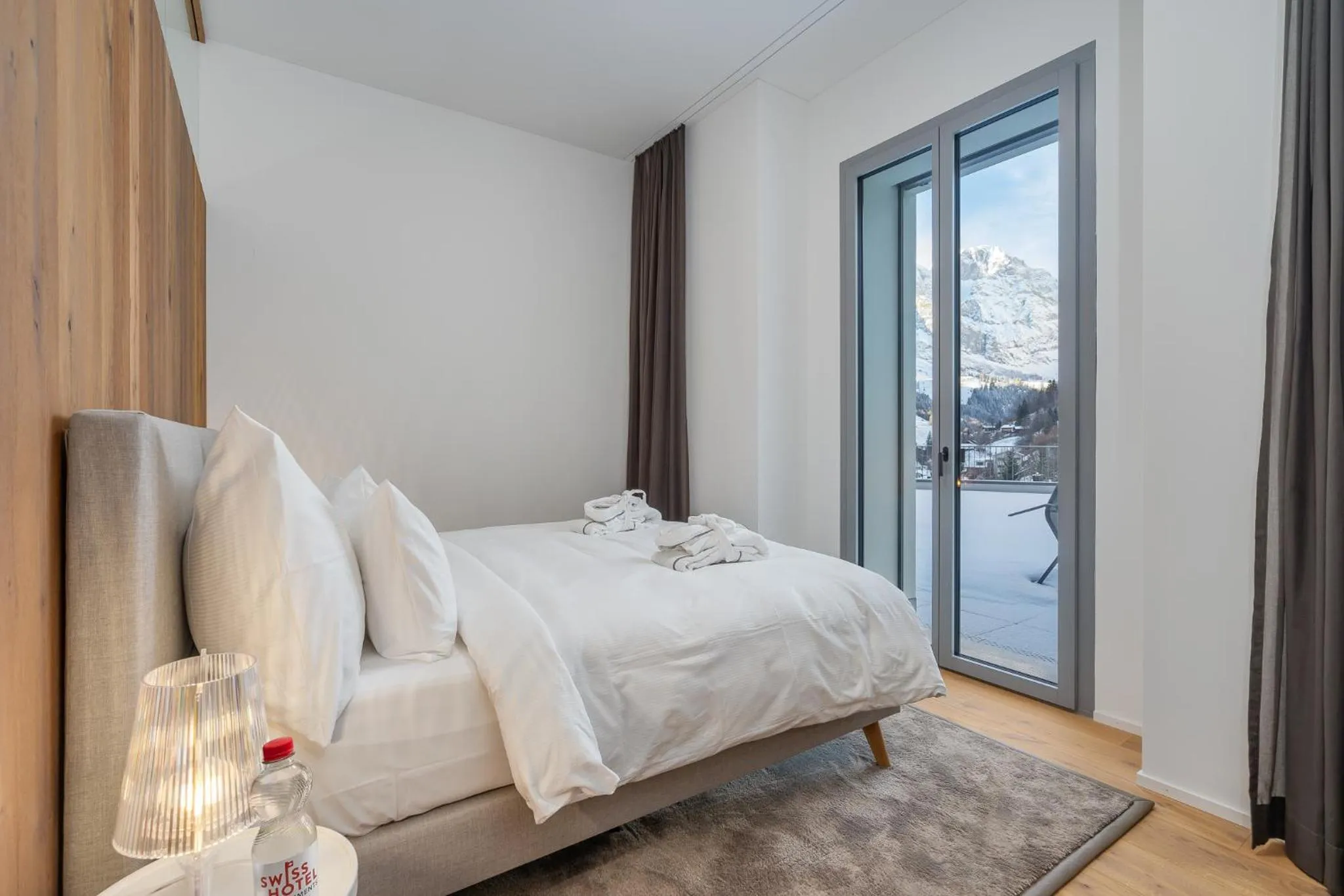 Bed in Swiss Hotel Apartments - Engelberg