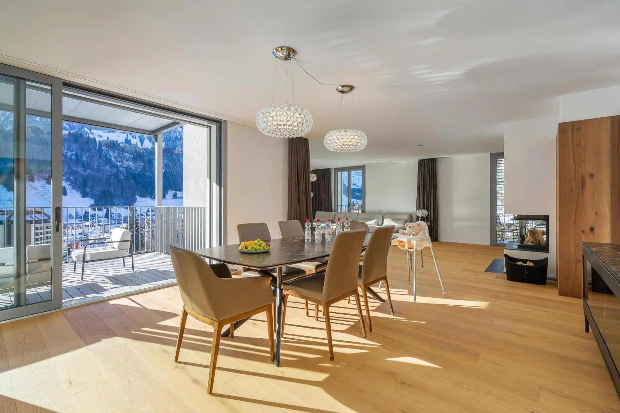 Living room in Swiss Hotel Apartments - Engelberg