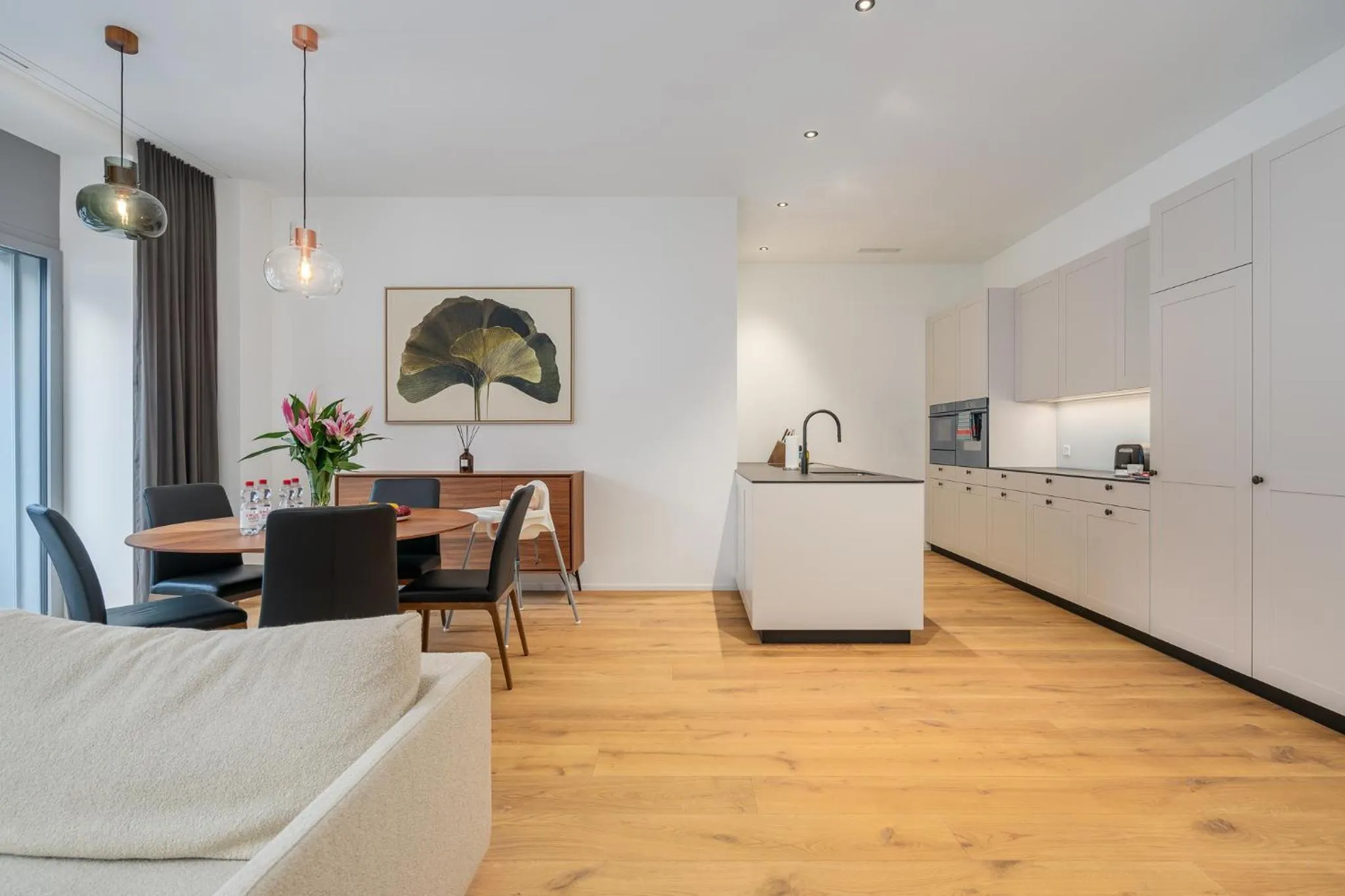 Kitchen or kitchenette in Swiss Hotel Apartments - Engelberg