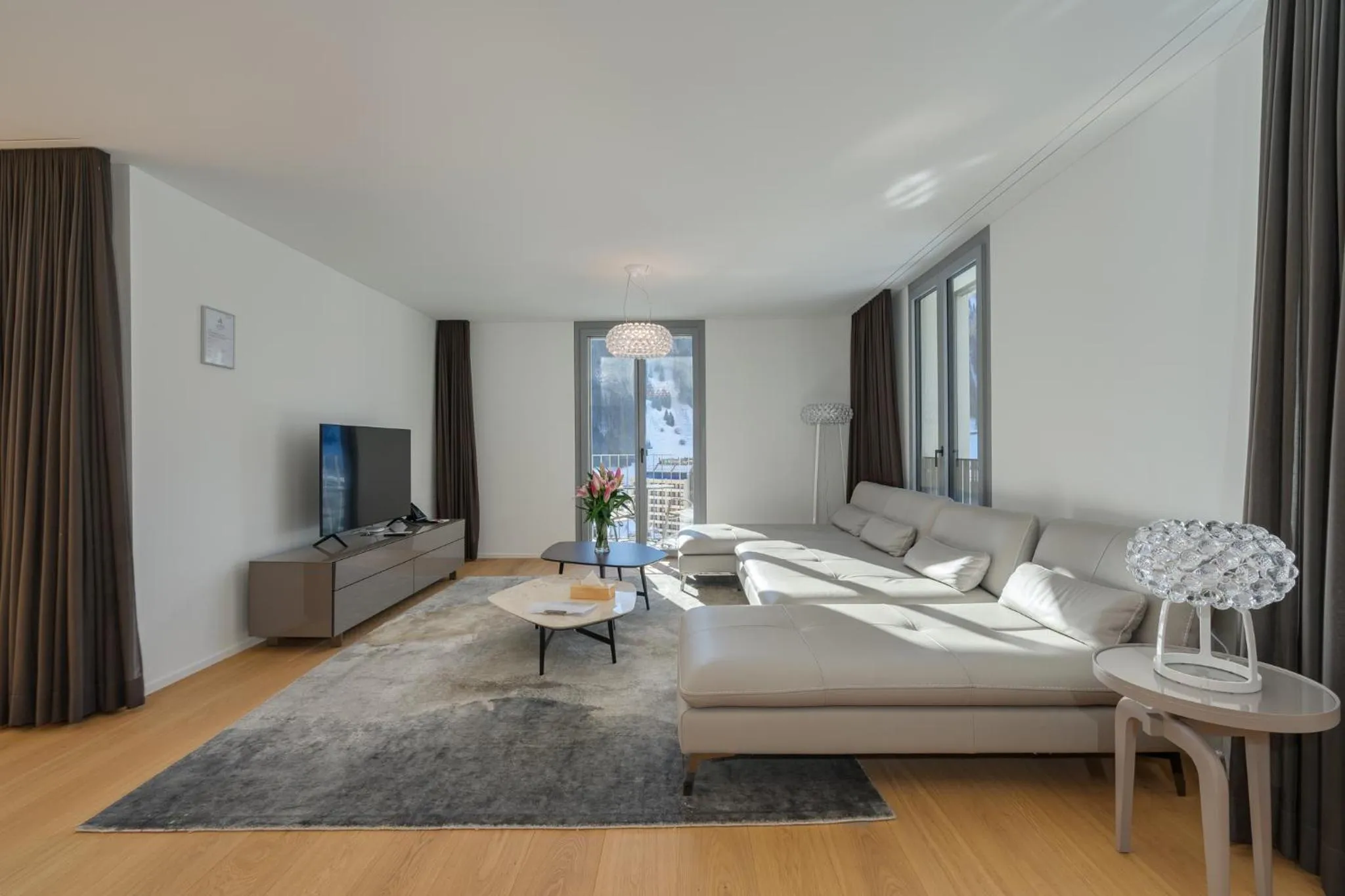Living room in Swiss Hotel Apartments - Engelberg