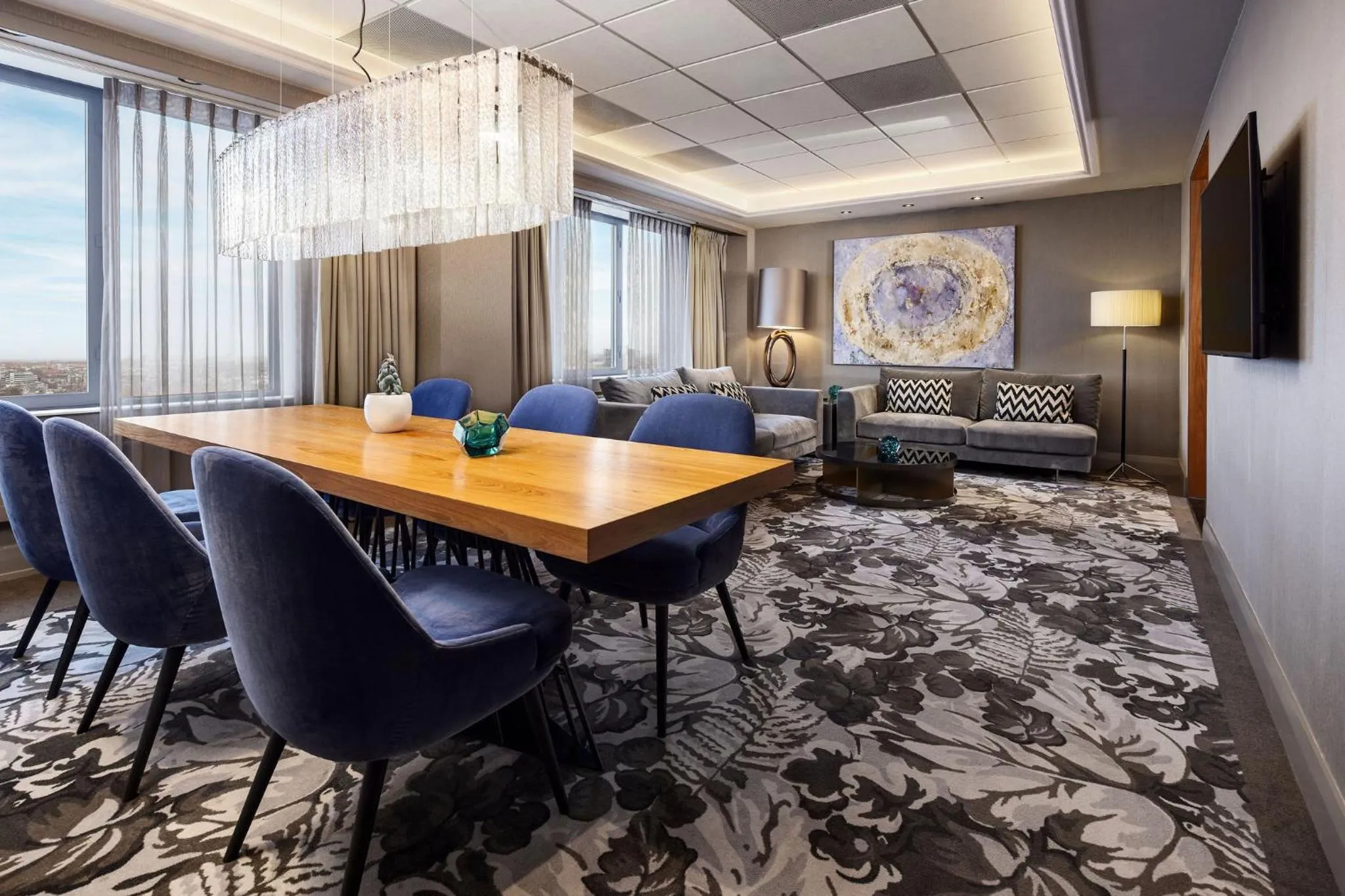Living room in Hotel Okura Amsterdam – The Leading Hotels of the World
