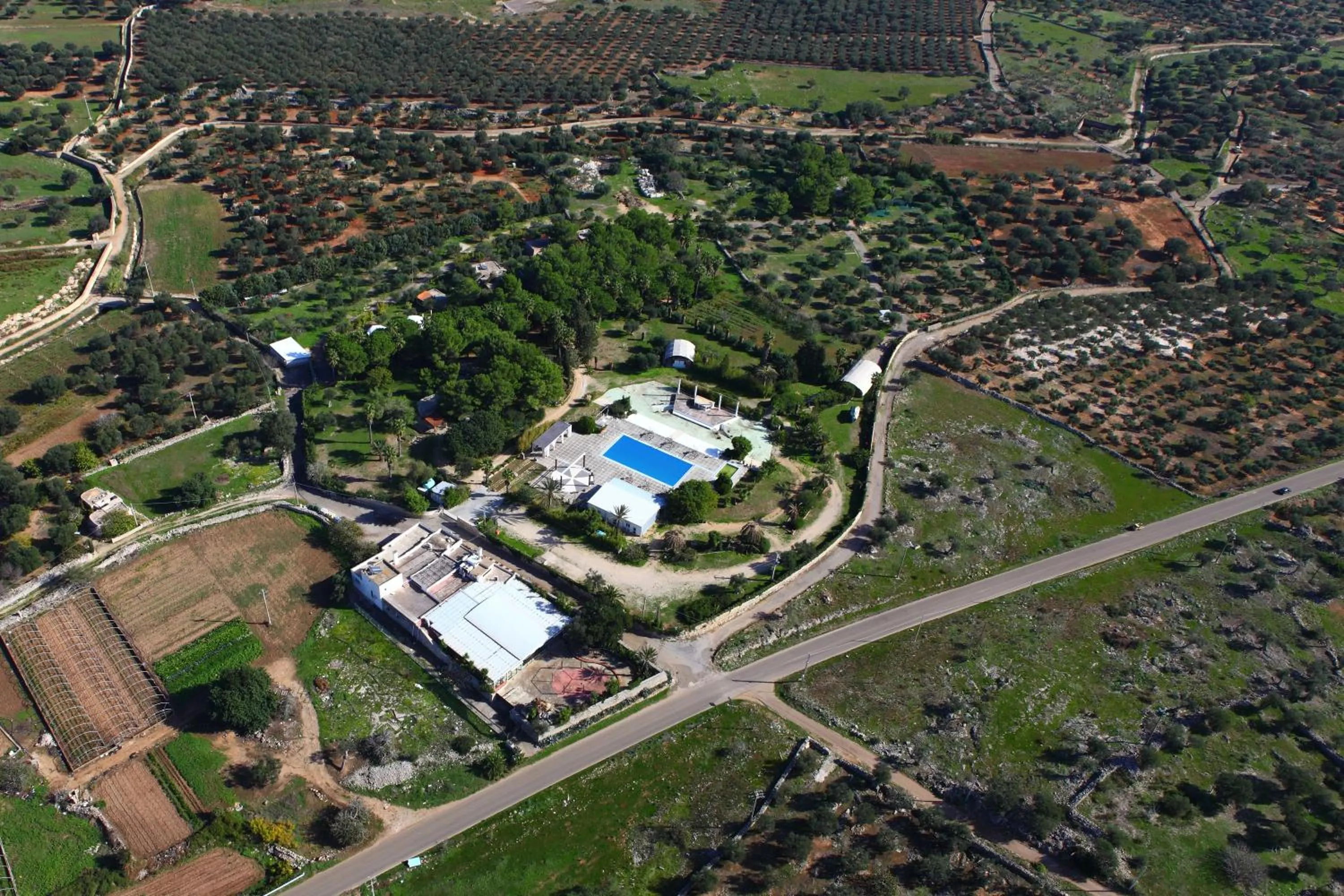 Bird's eye view in Tenuta Terenzano