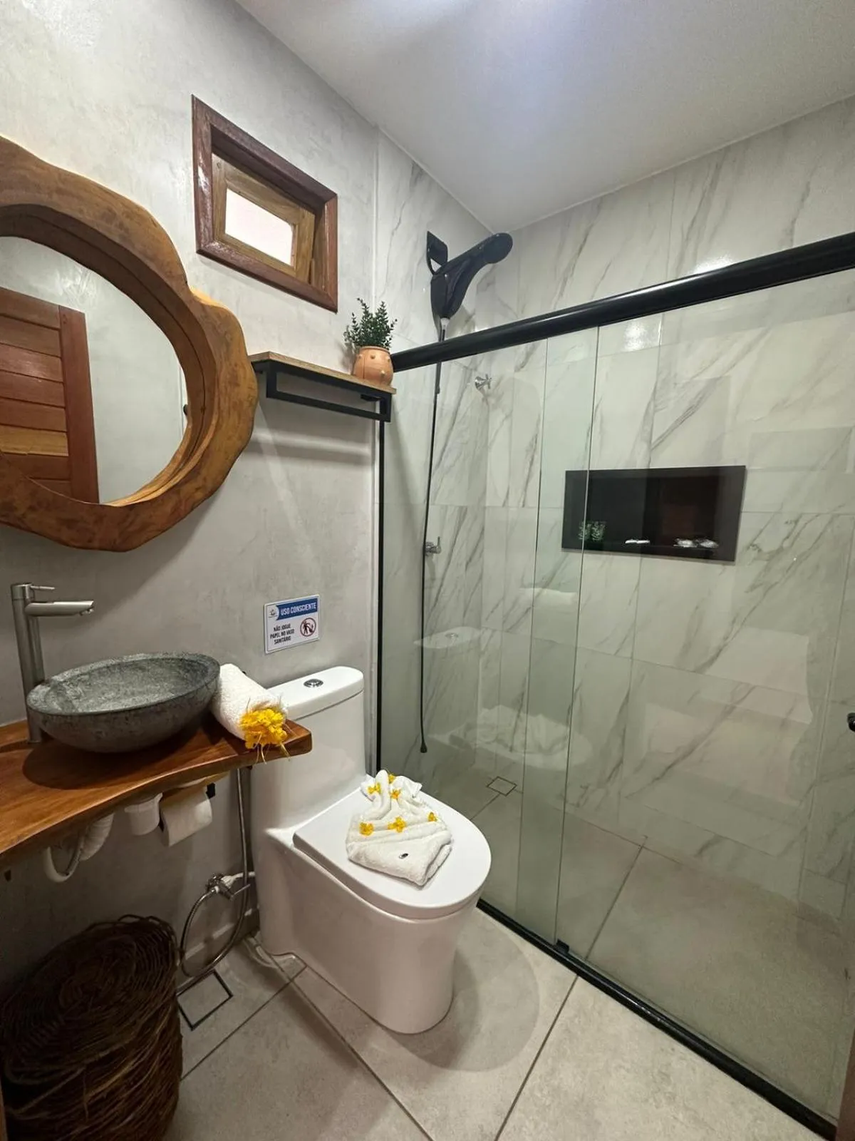 Bathroom in Pousada Deu Praia Maragogi