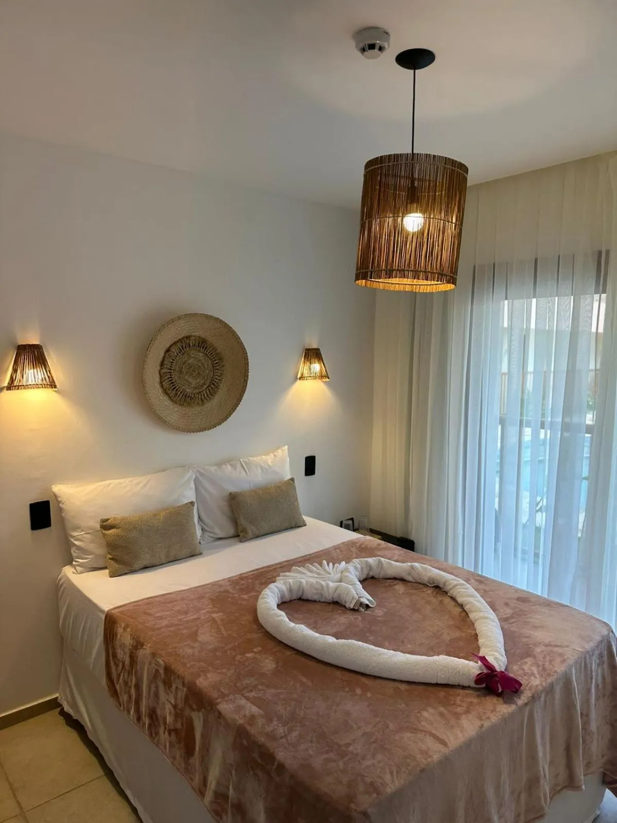 Bed in Pousada Deu Praia Maragogi