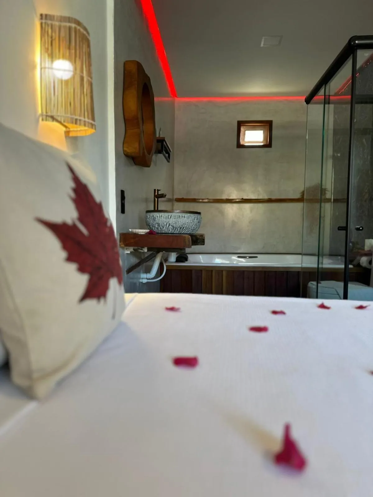 Bed in Pousada Deu Praia Maragogi