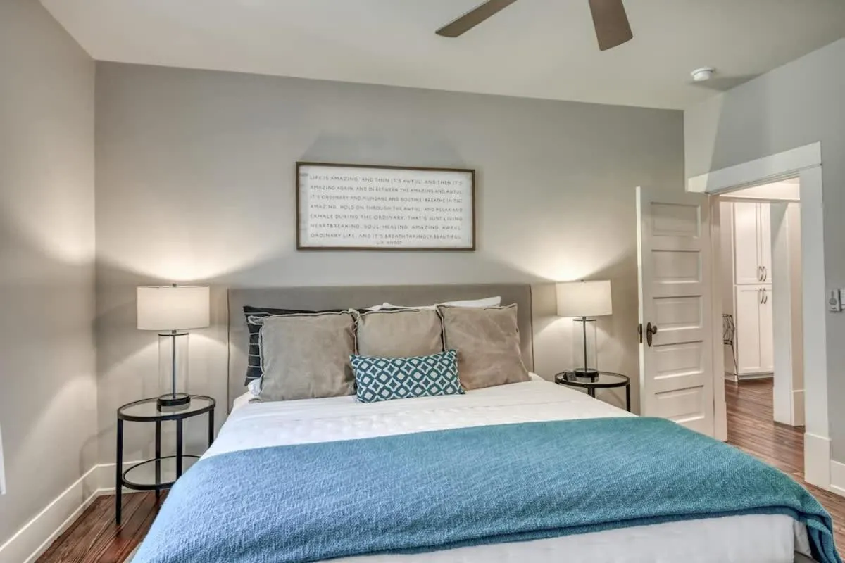 Bed in Modern Luxurious Home with game room