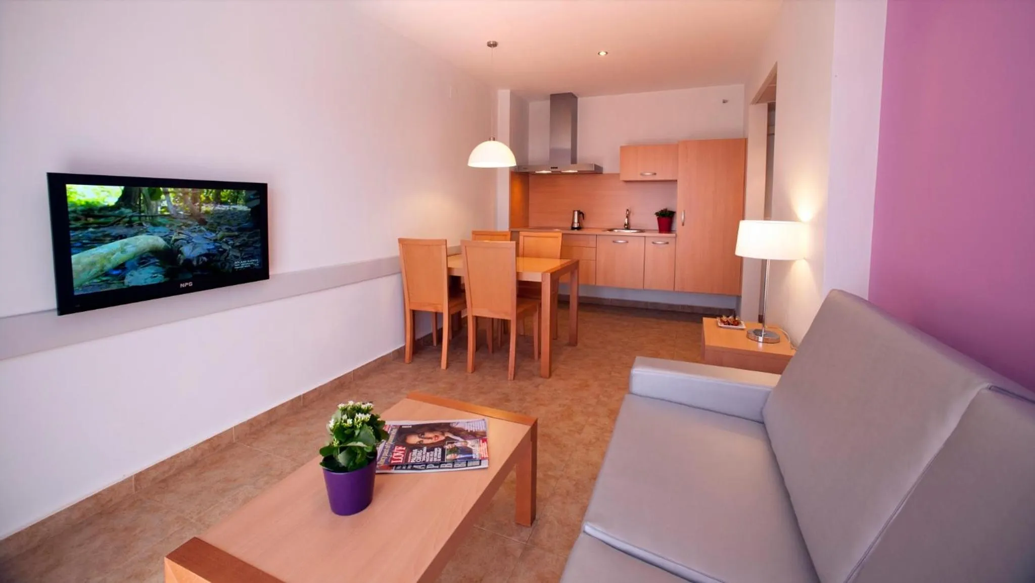 Kitchen or kitchenette in Leo Punta Umbría - Adults Only