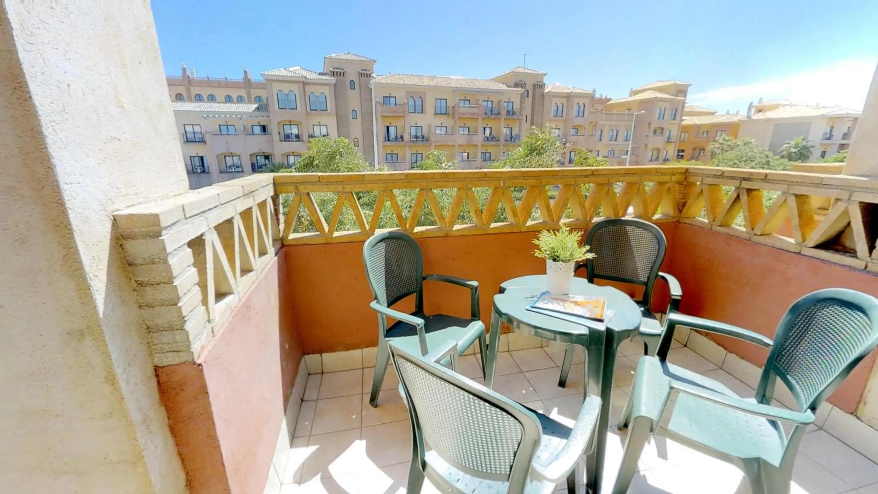 Balcony/Terrace in Leo Punta Umbría - Adults Only