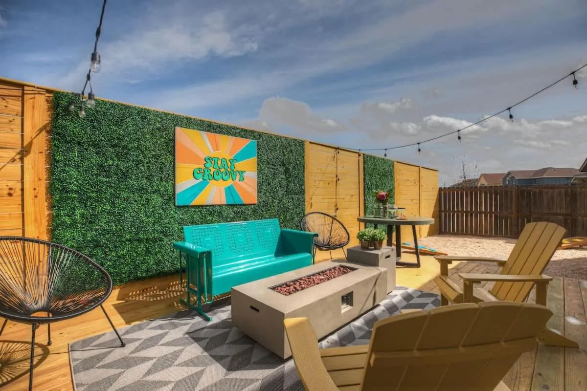 Patio in Luxury Modern Home with Hot tub Deck & Firepit!