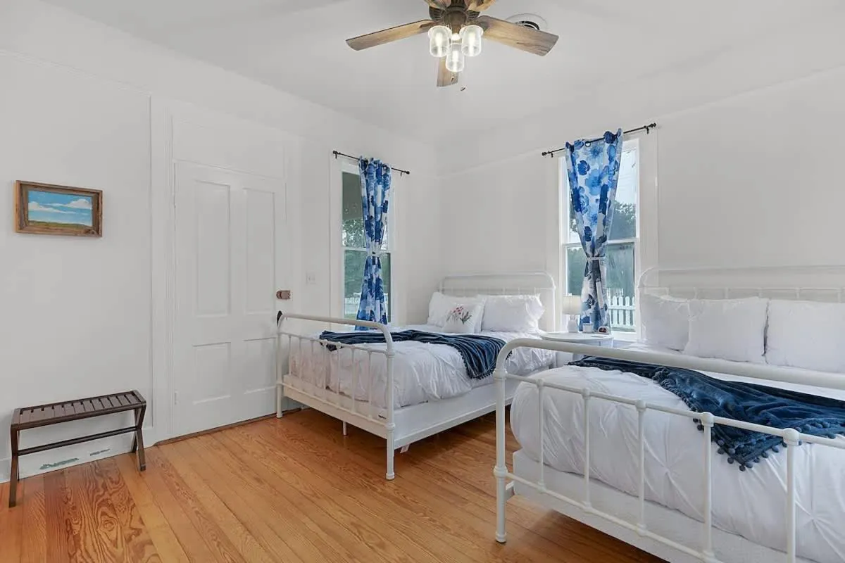 Bed in Stunning Home with Hot Tub & Grill Just 2 Blks from Main St!