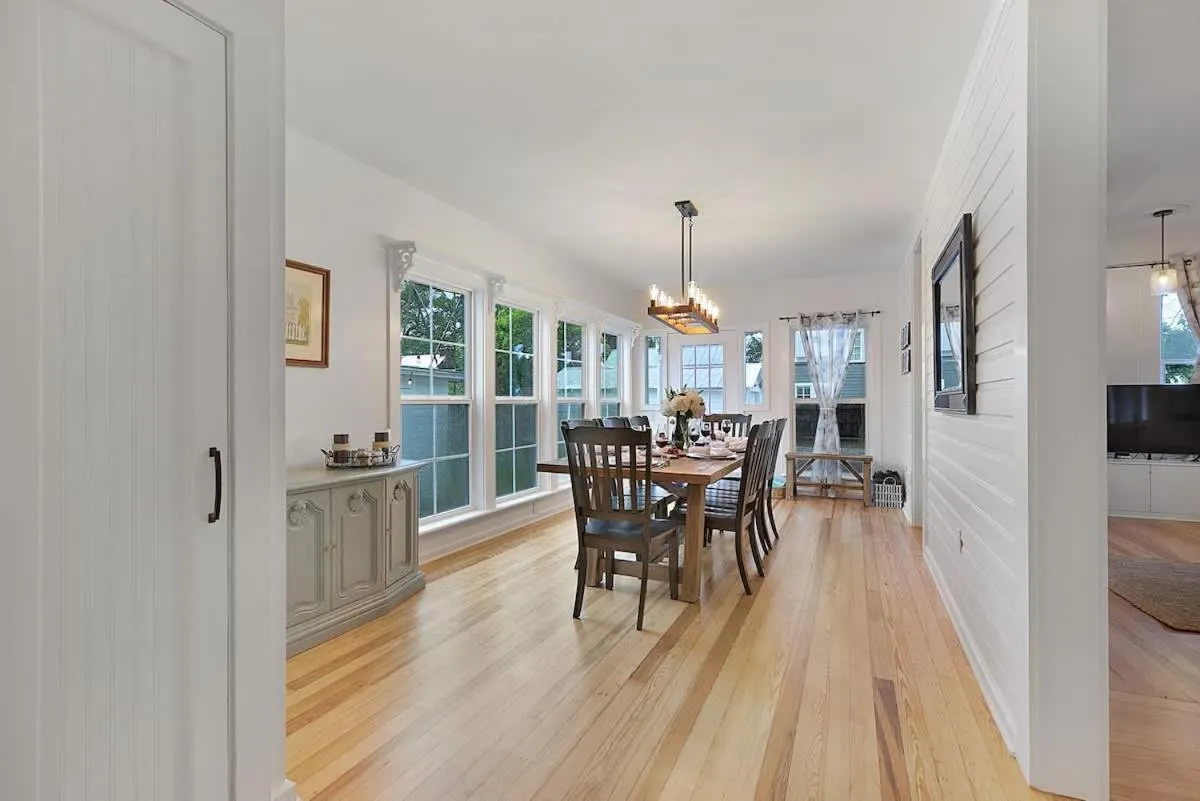 Seating area in Stunning Home with Hot Tub & Grill Just 2 Blks from Main St!