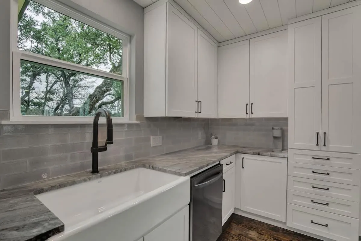 Kitchen or kitchenette in Upscale Home with Pool and FirePit - Close to Mercer St!