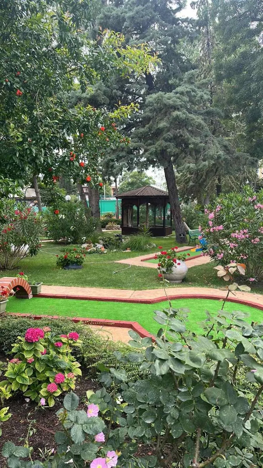Garden in Oleander House and Tennis Club