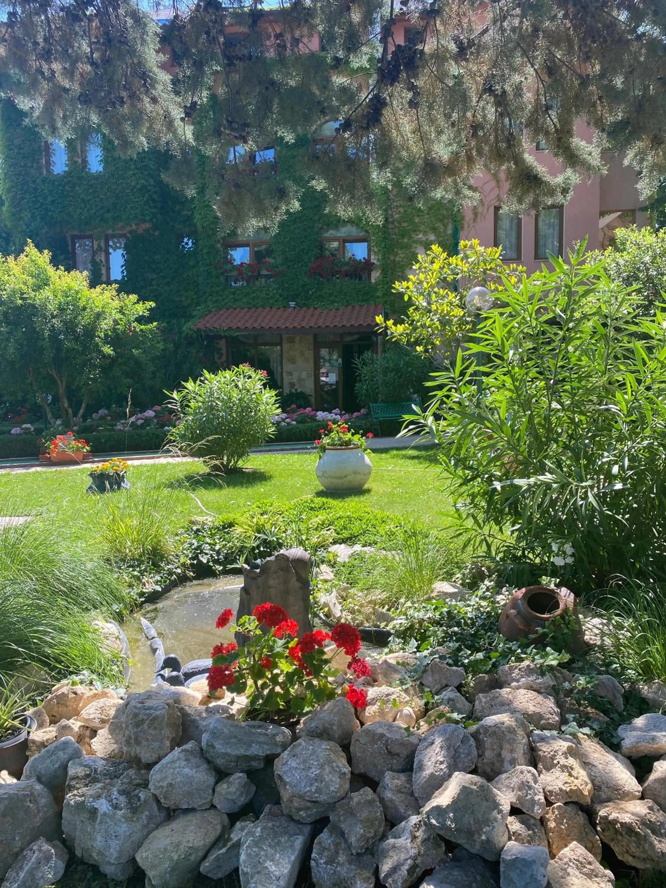 Garden in Oleander House and Tennis Club