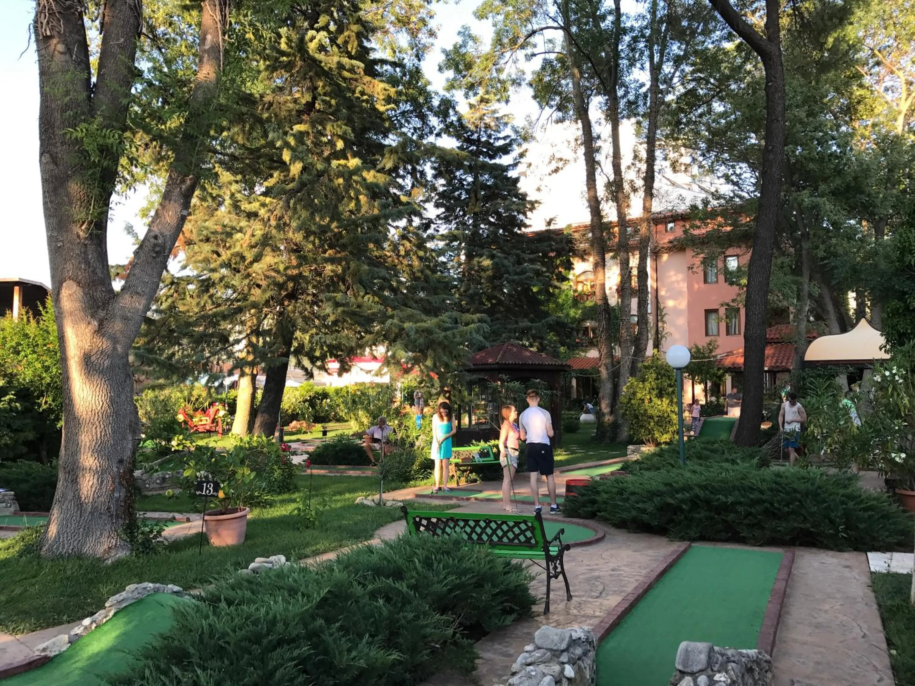 Garden in Oleander House and Tennis Club