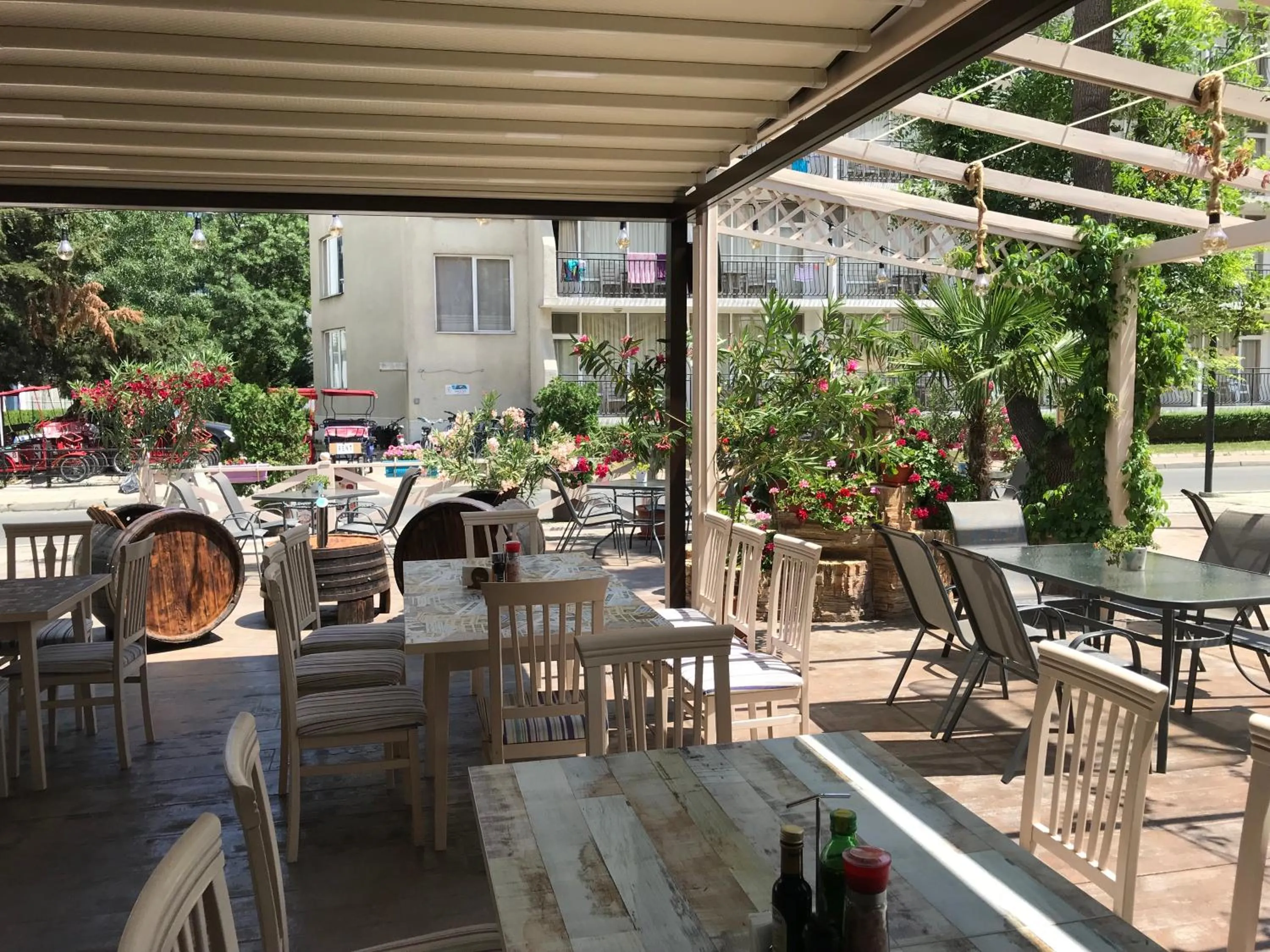 Restaurant/places to eat in Oleander House and Tennis Club