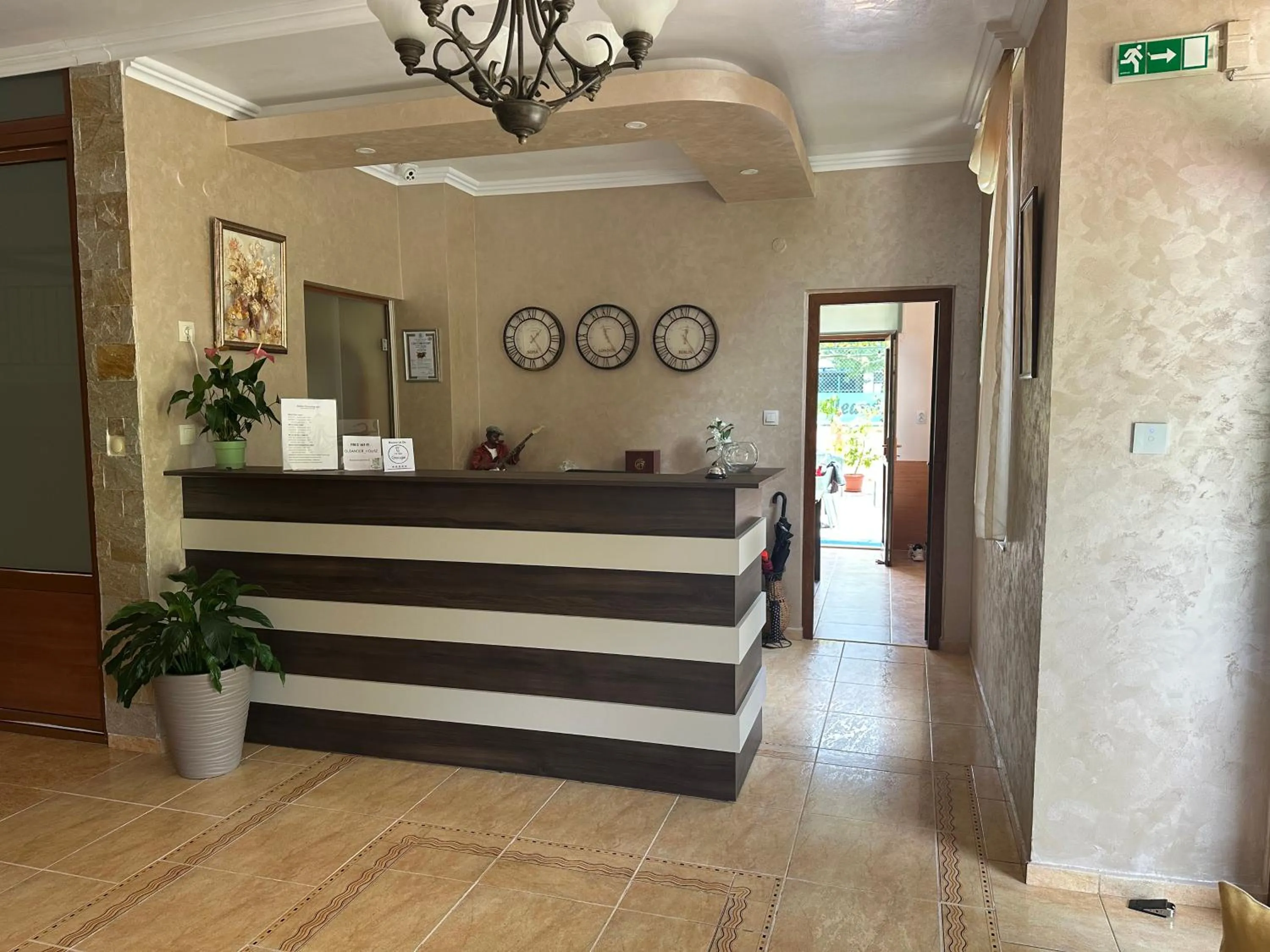 Lobby or reception in Oleander House and Tennis Club