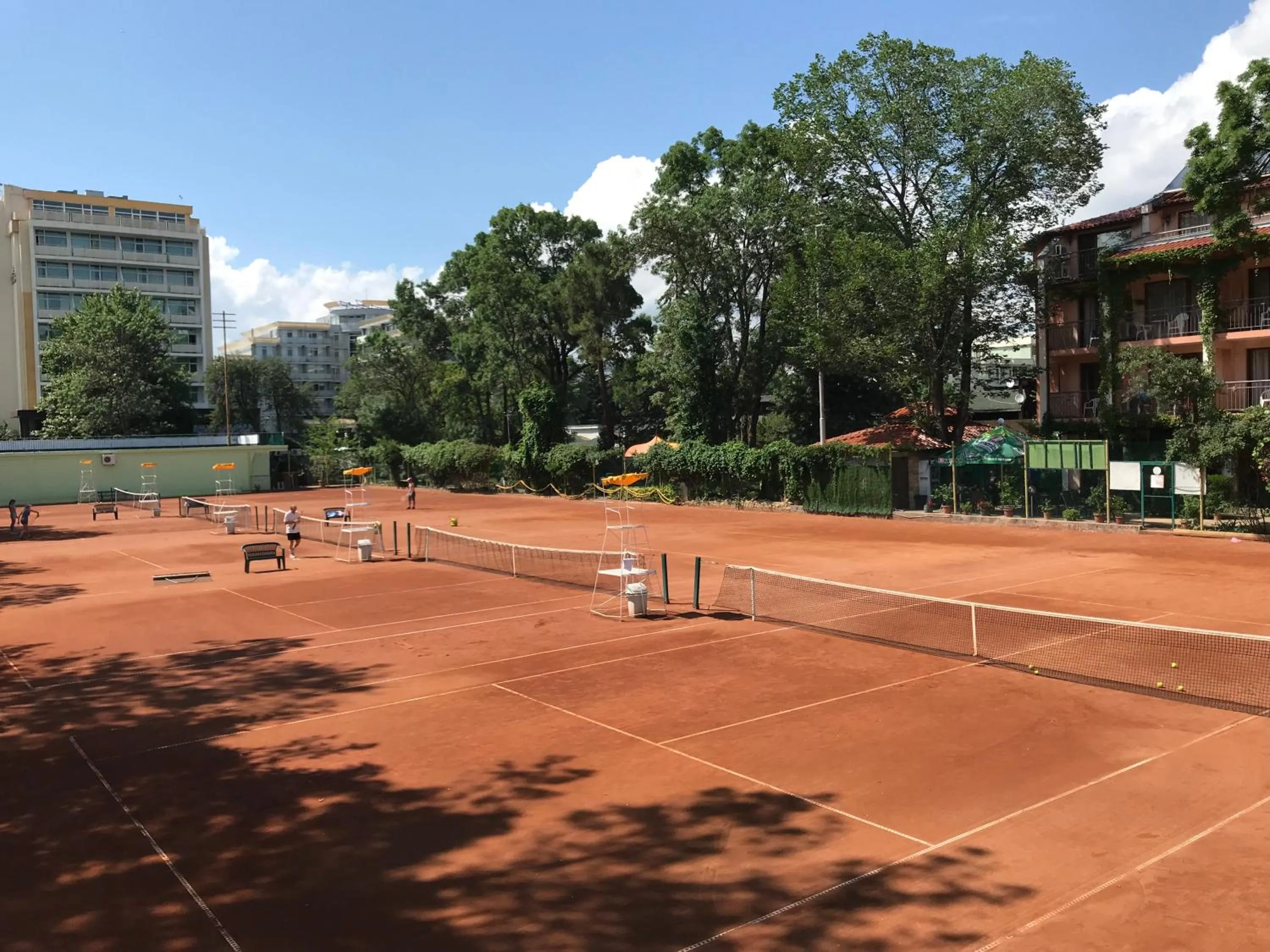 Tennis court in Oleander House and Tennis Club