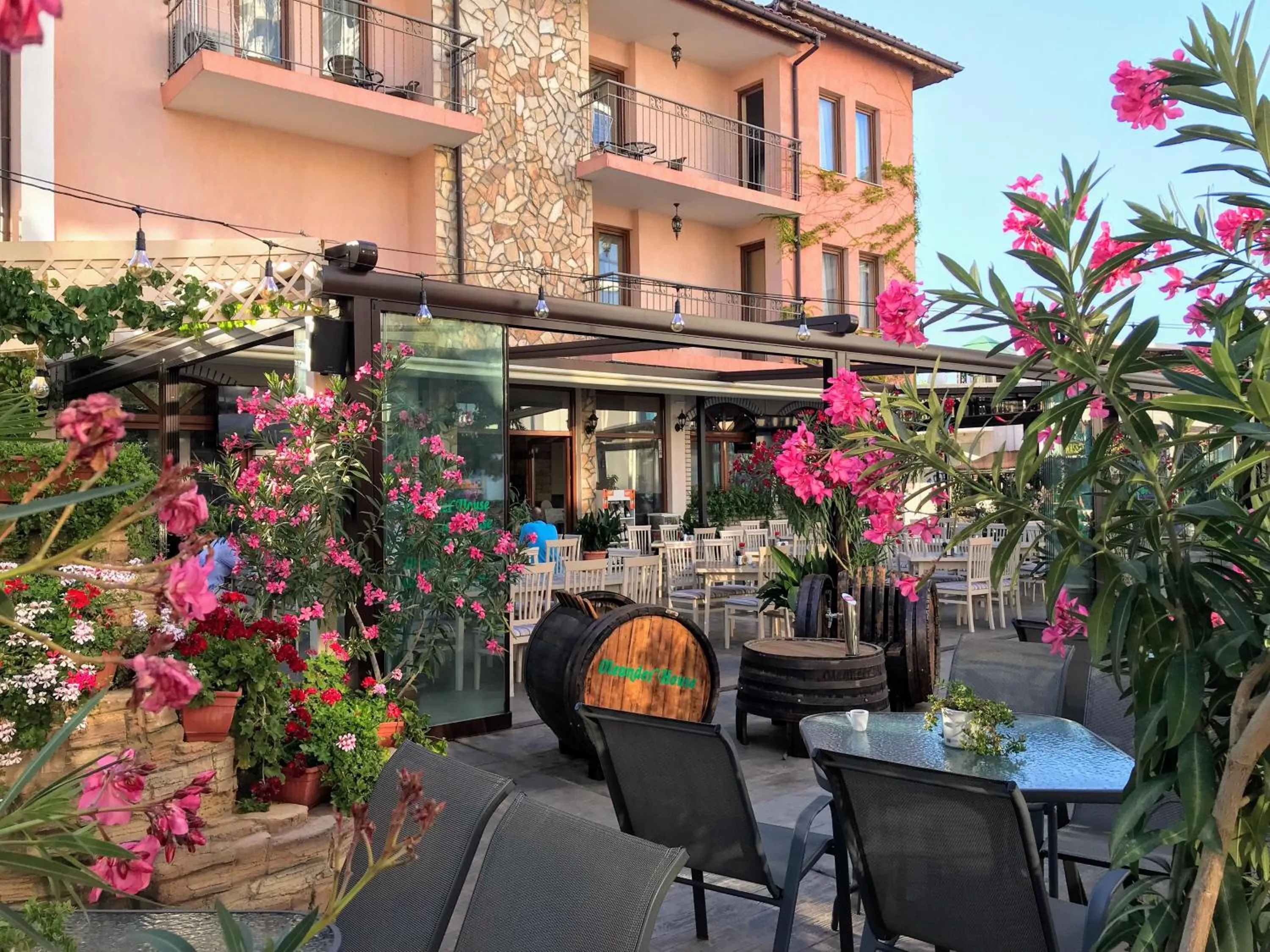 Restaurant/places to eat in Oleander House and Tennis Club