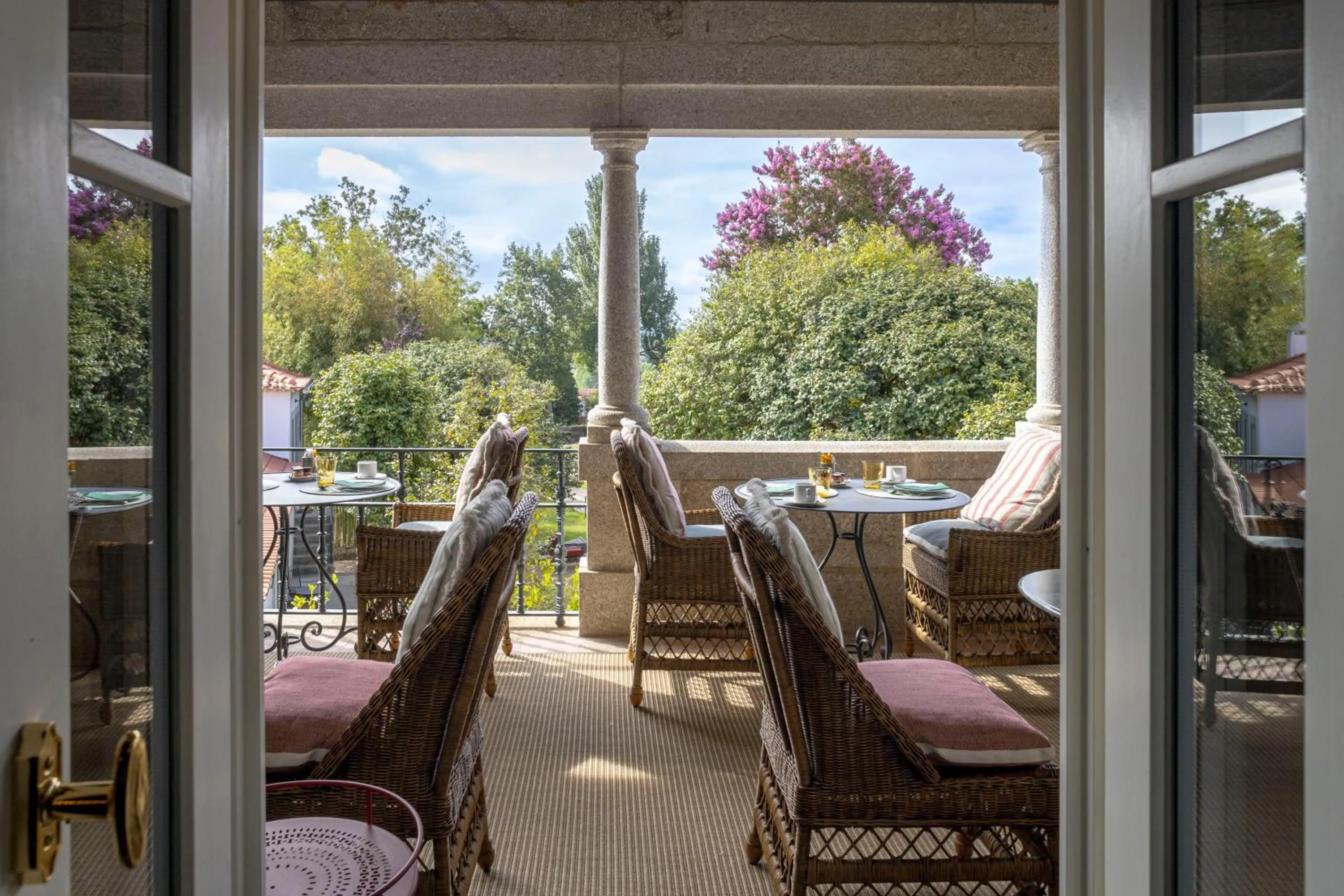 Balcony/Terrace in Valverde Santar Hotel & SPA - Relais & Châteaux